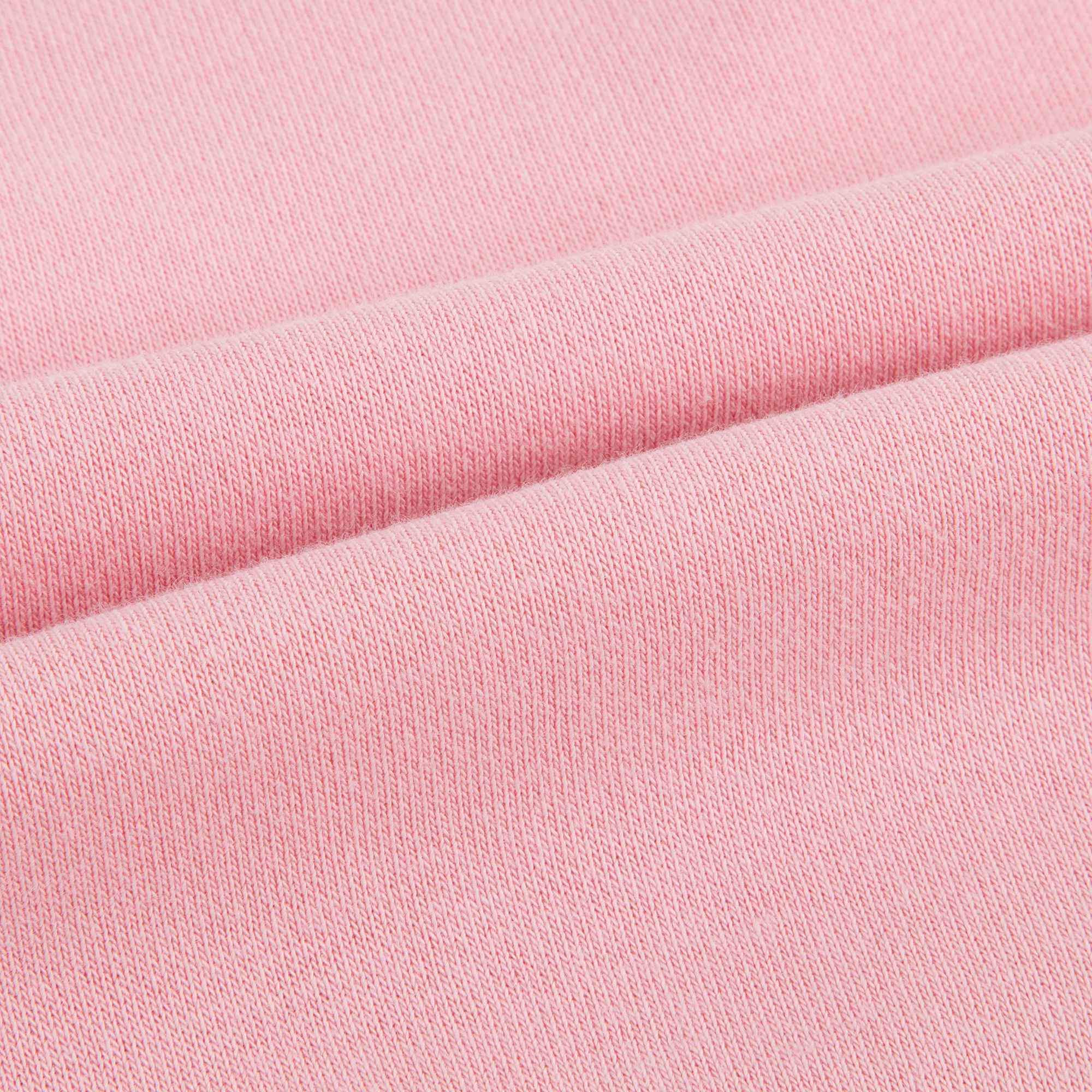 Girls Middle Pink Logo Cotton Dress
