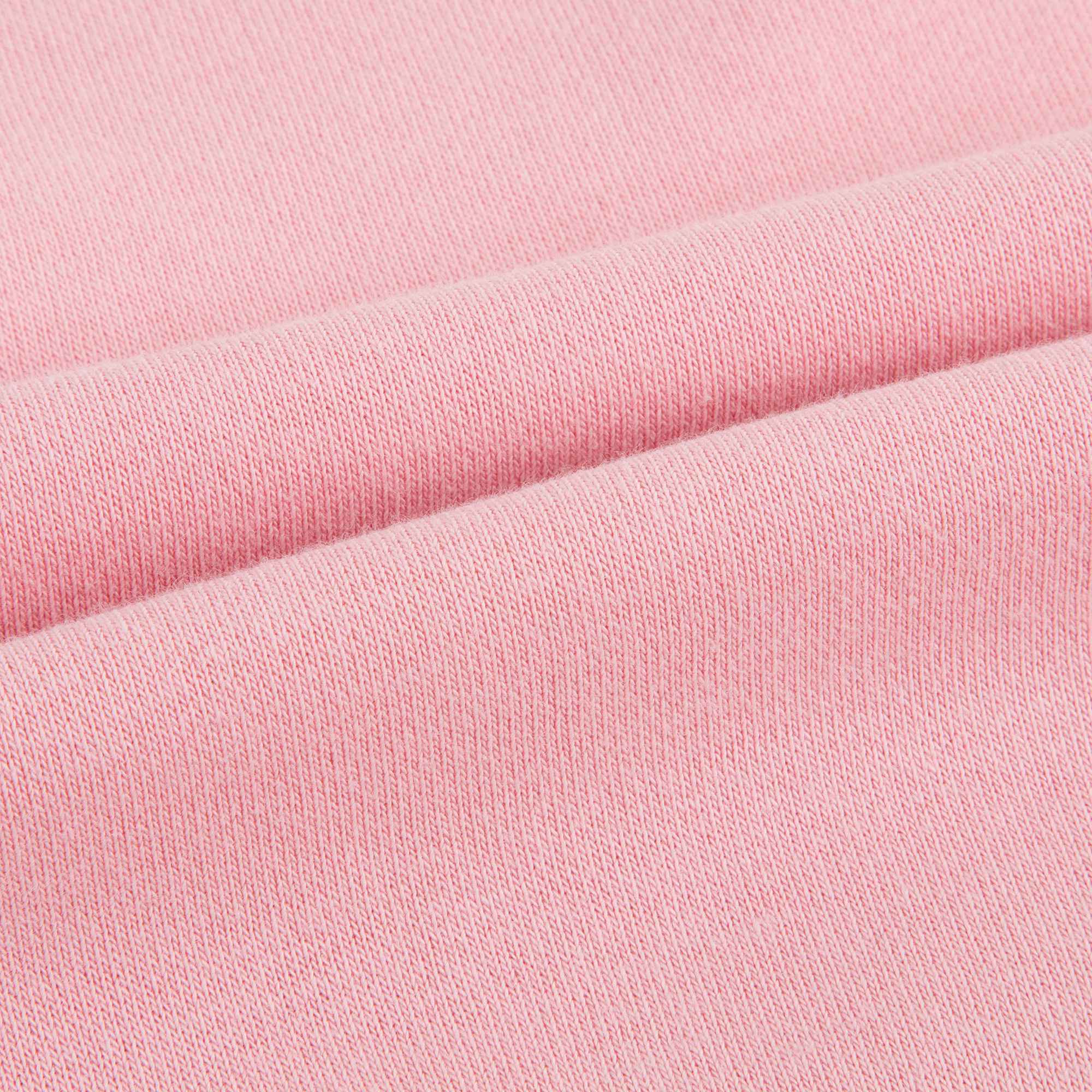 Girls Middle Pink Logo Cotton Dress