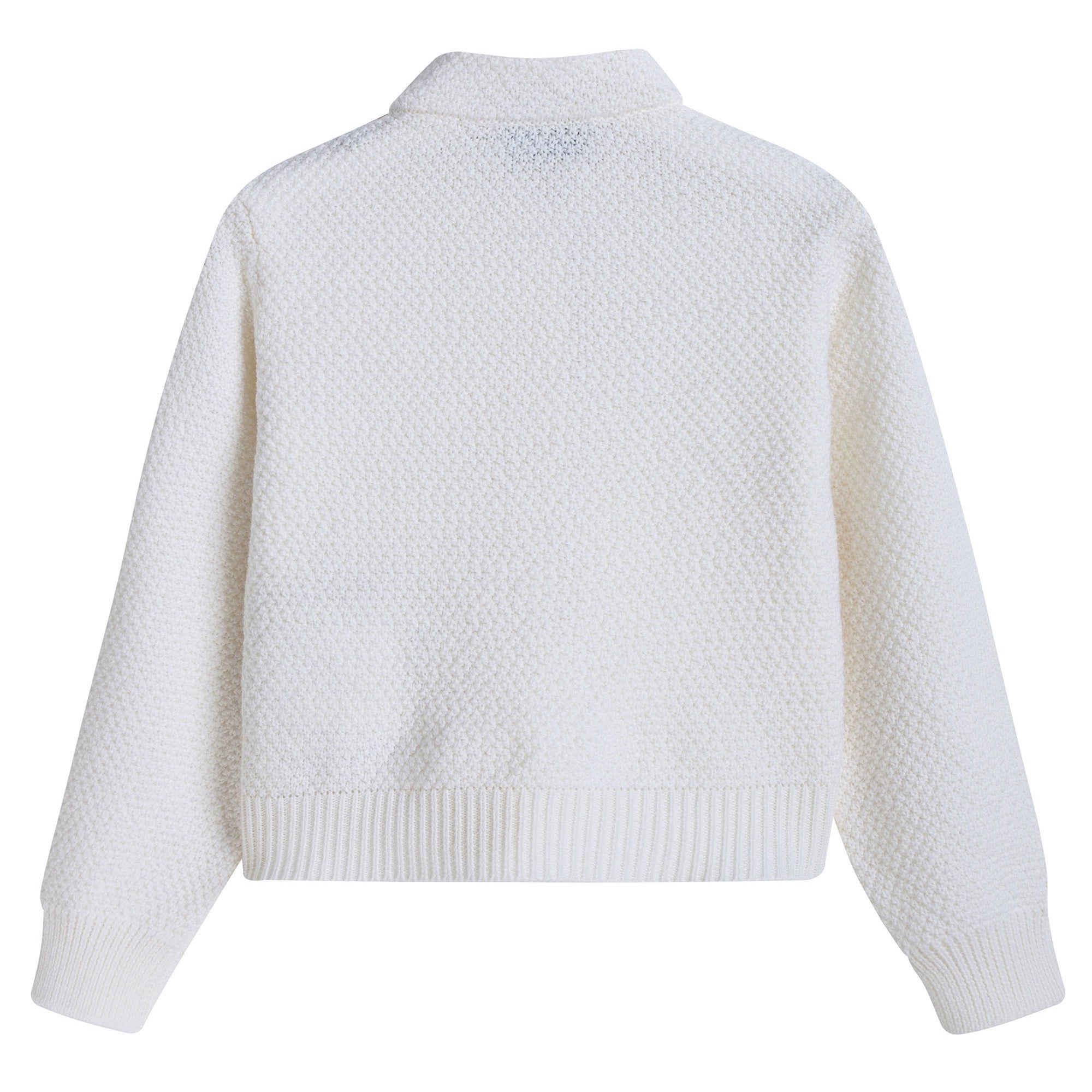 Girls Ivory Knitted Cardigan