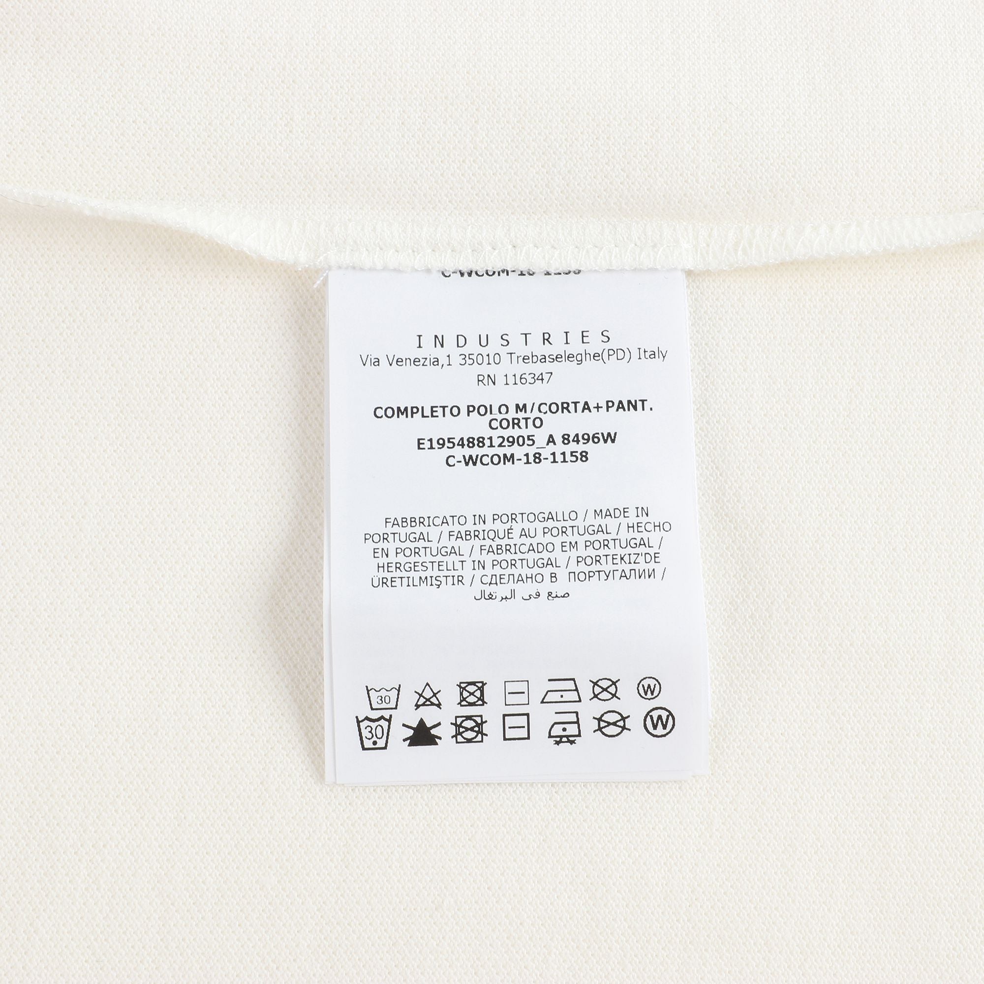 Boys White Polo Sets