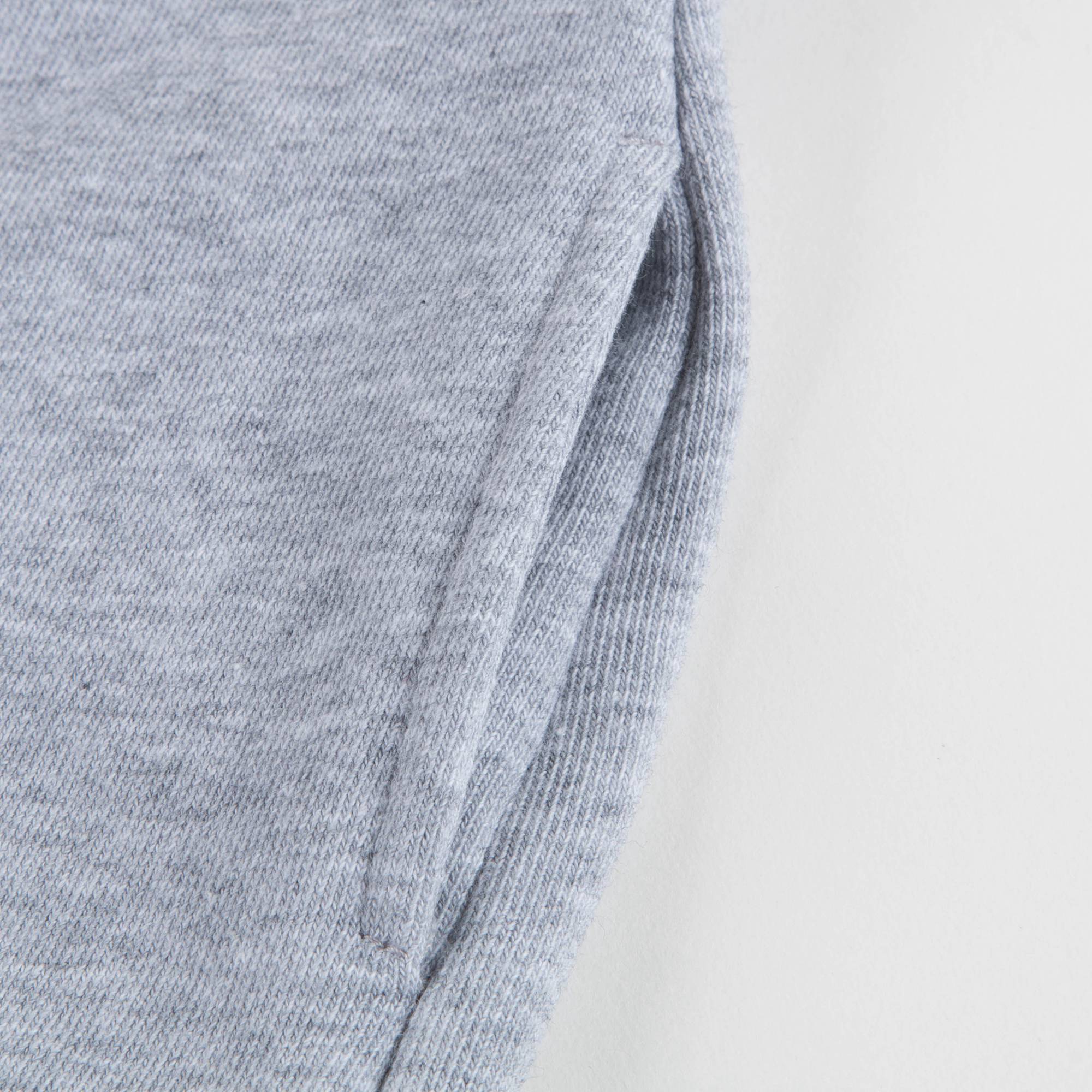 Baby Girls Marl Grey Cotton Dress