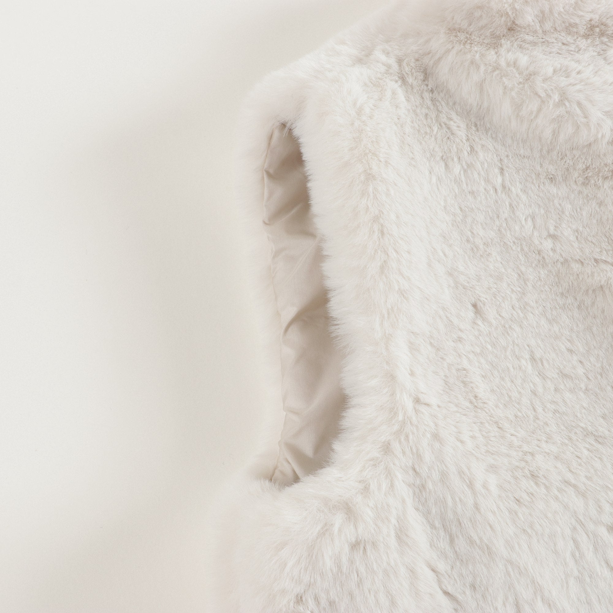 Girls Natrual Fur Vest