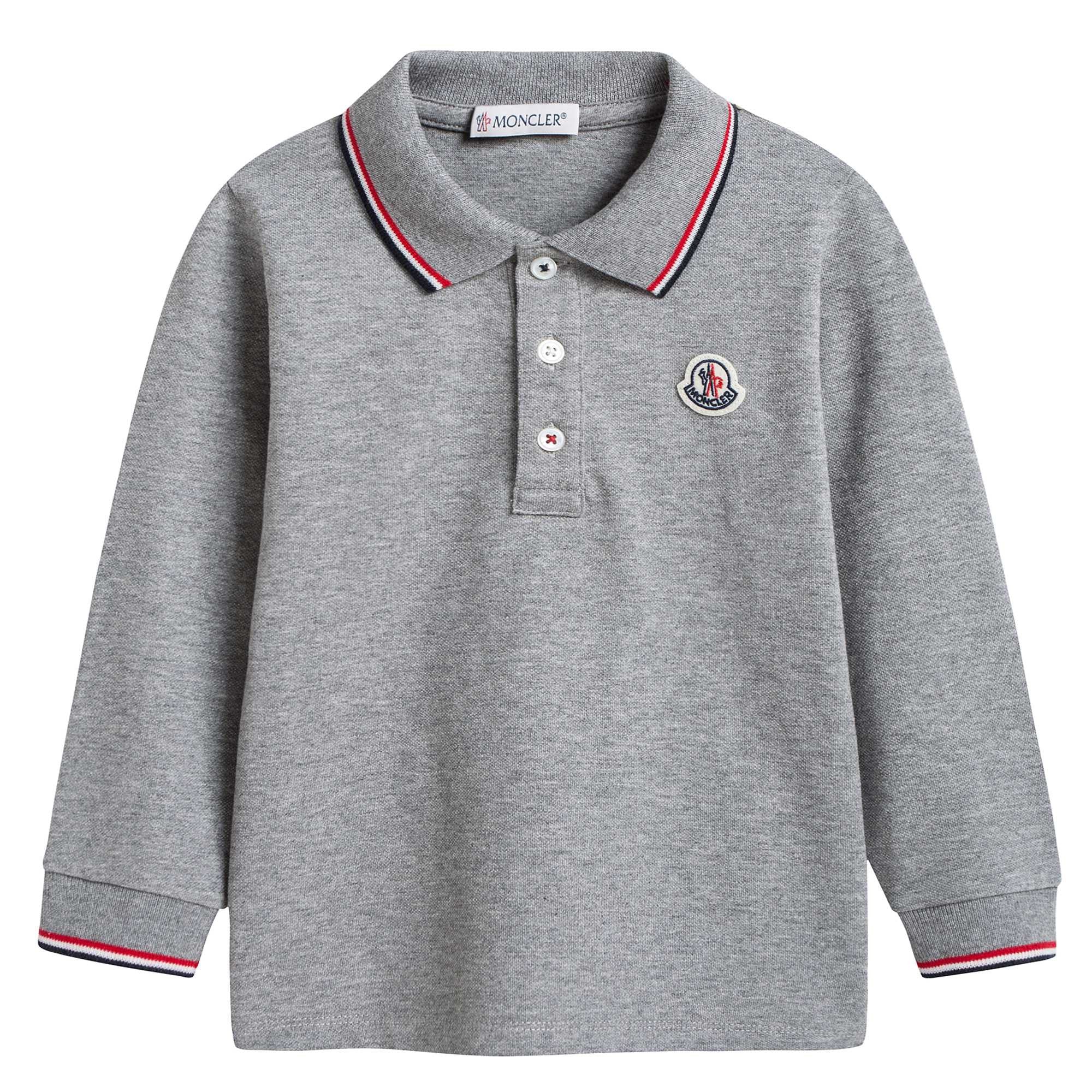 Baby Boys Grey Polo Shirt