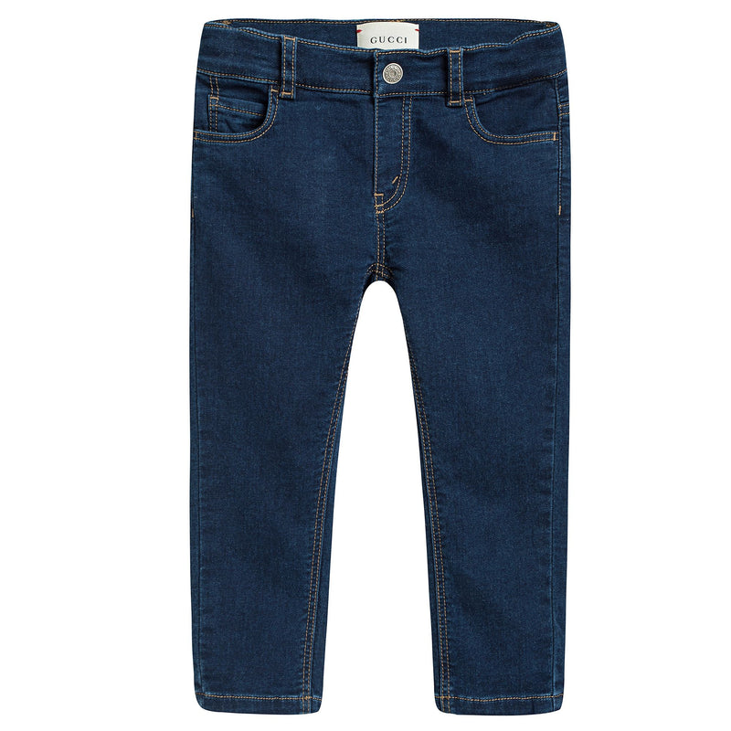 Baby Indigo Blue Slim Fit Jeans