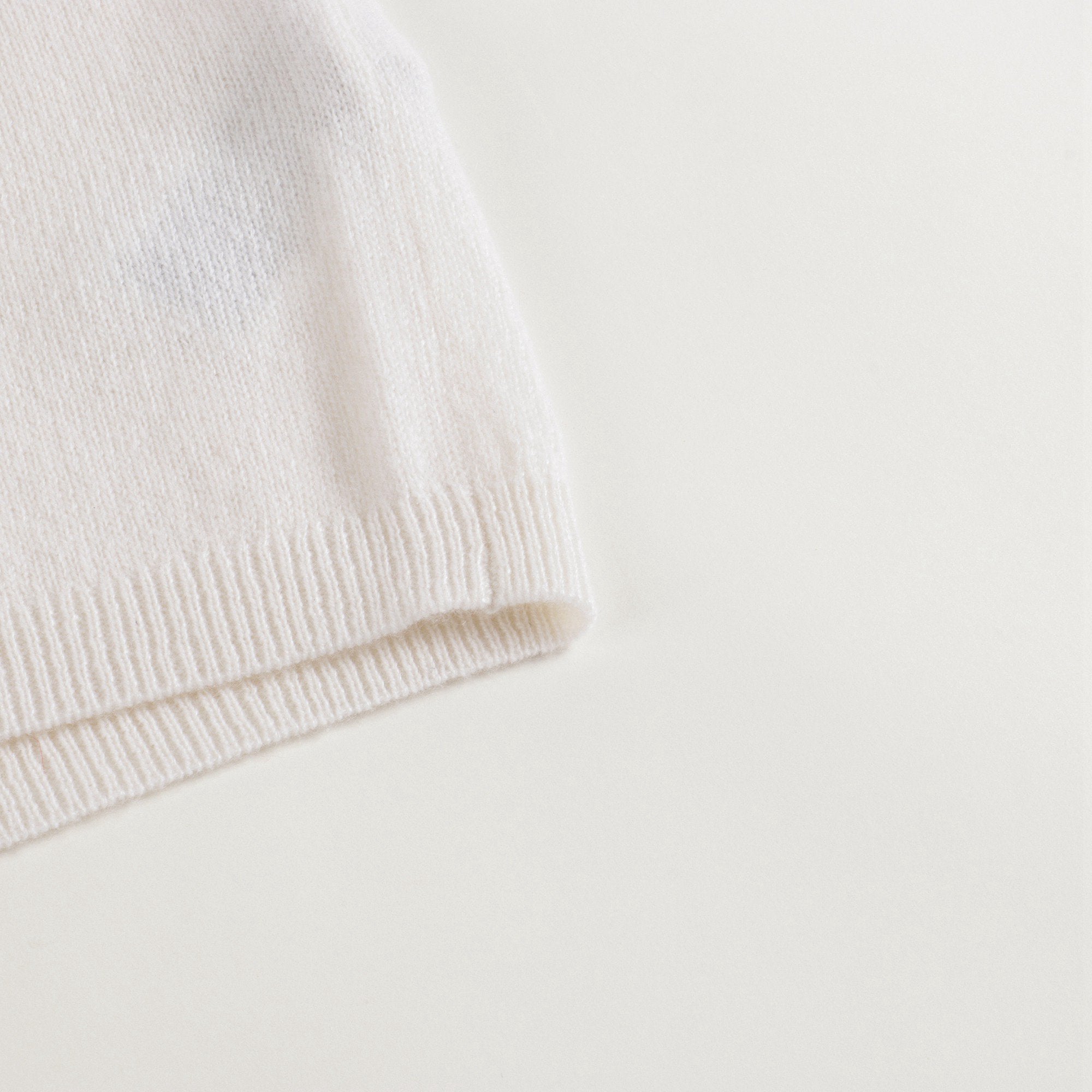 Girls Off White Cashmere Sweatshirt