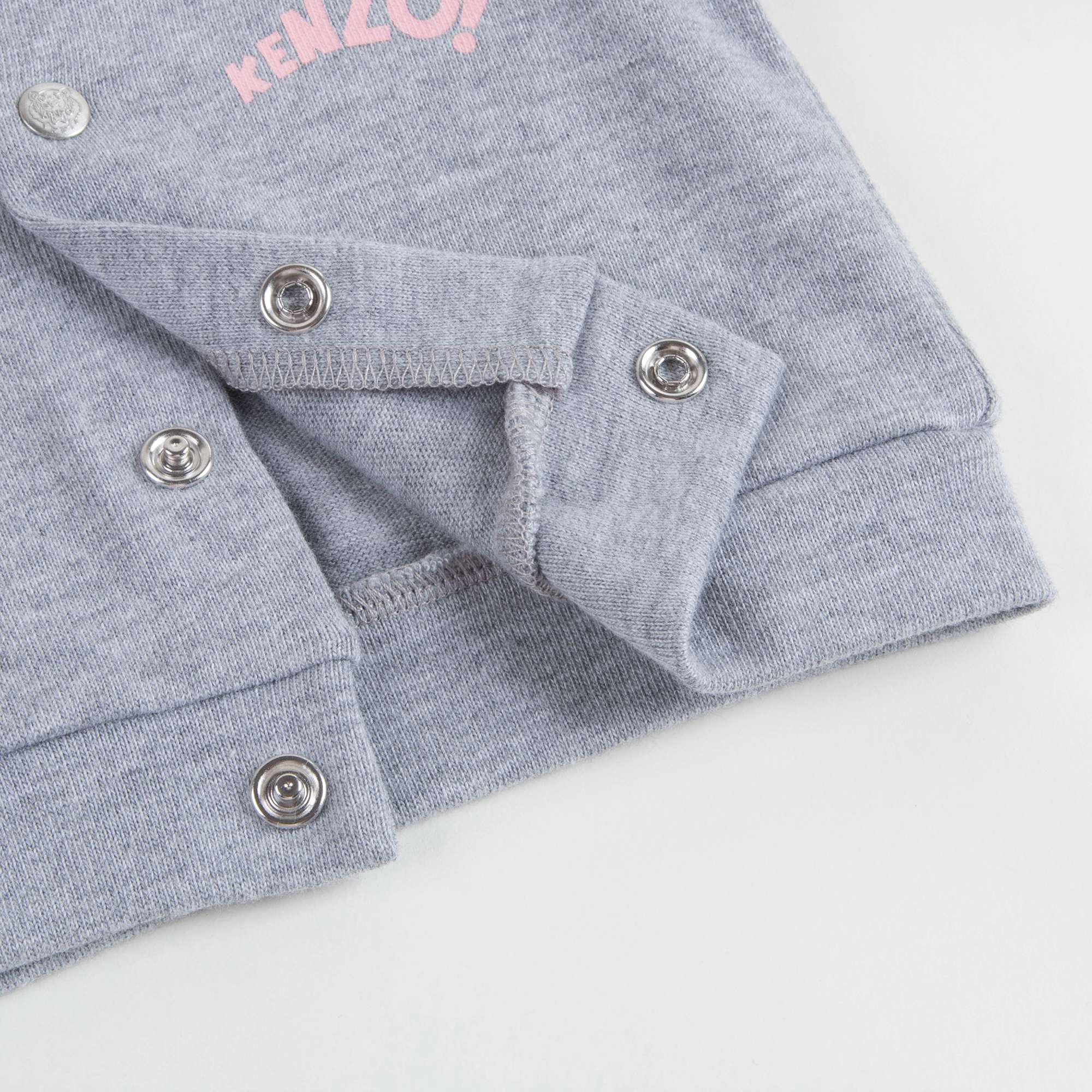 Baby Girls Marl Grey Cotton Cardigan