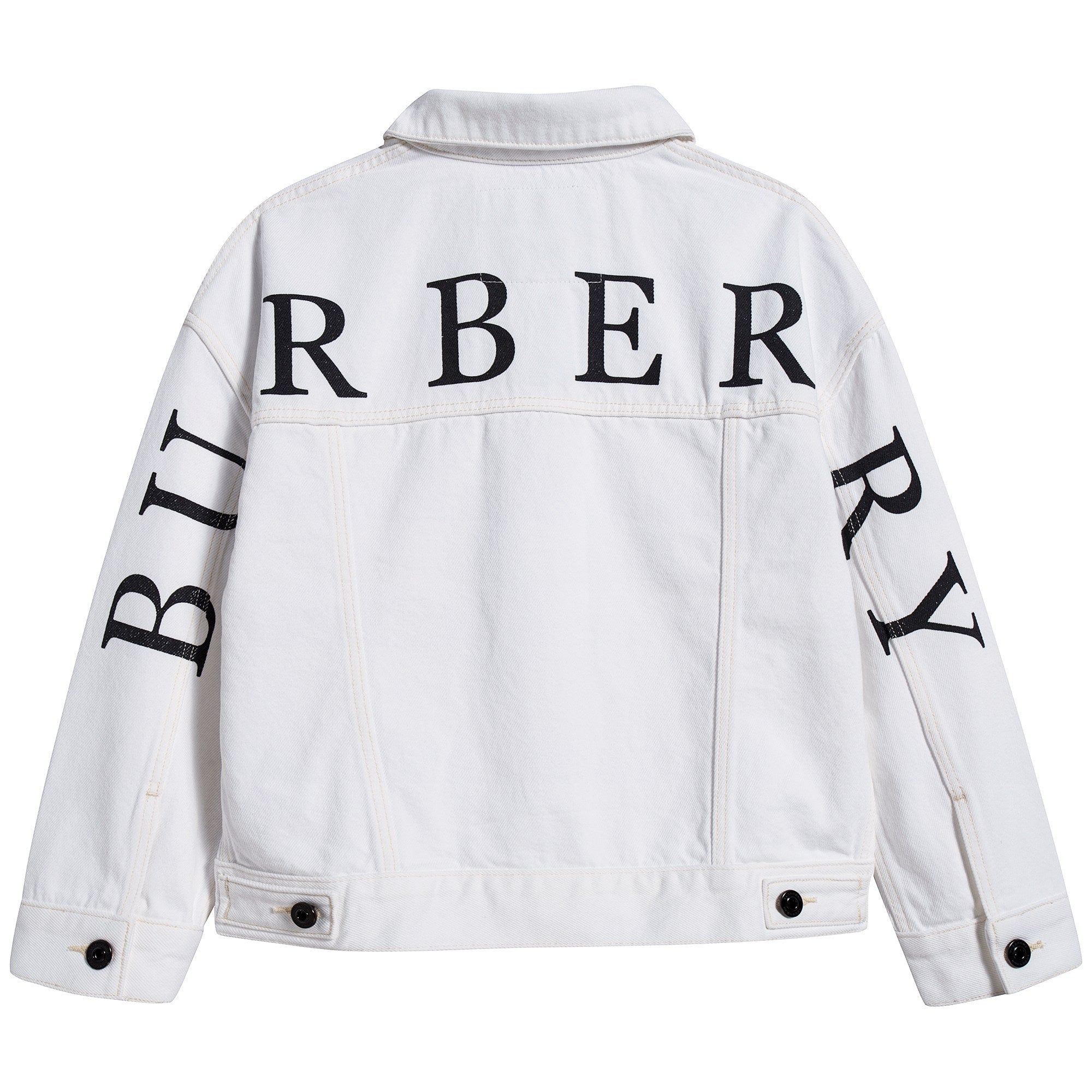 Girls Natural White Cotton Jacket