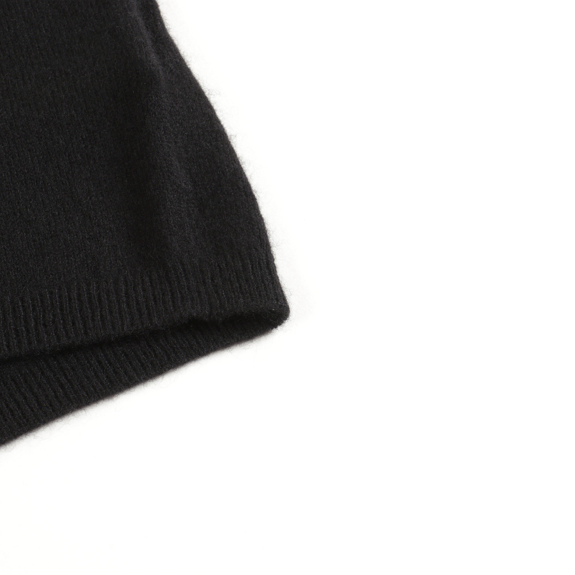 Girls Black Cashmere Sweatshirt