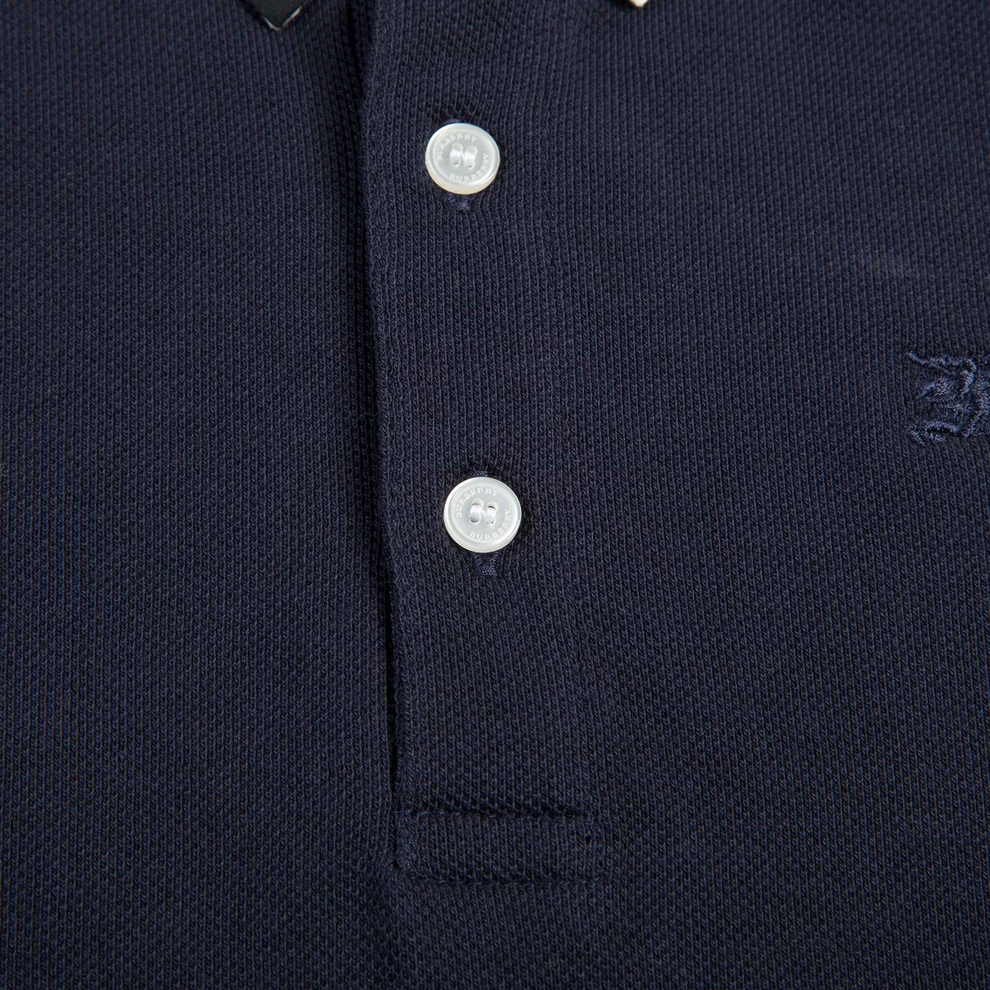 Boys True Navy Cotton Polo Shirt