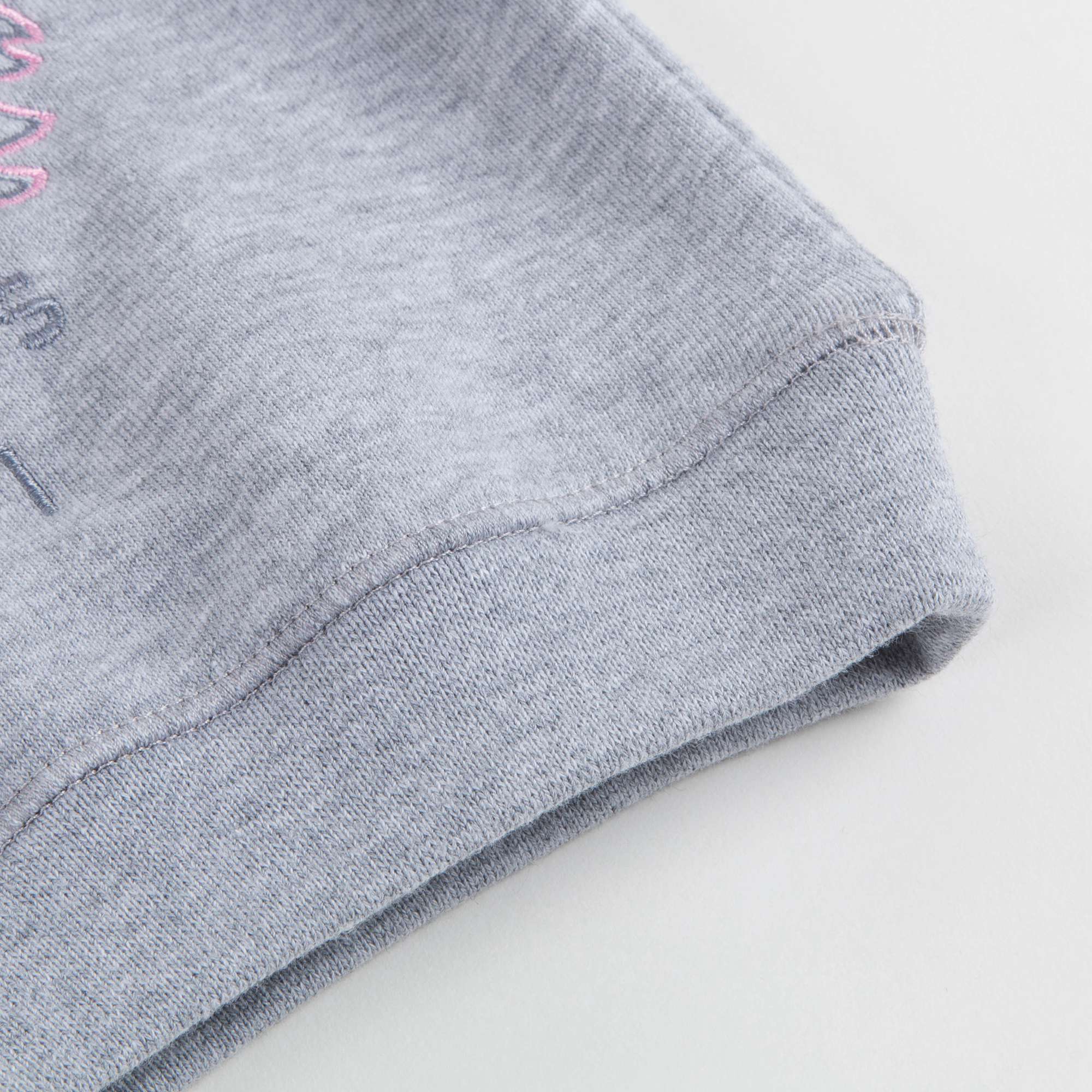 Baby Girls Marl Grey Cotton Sweatshirt