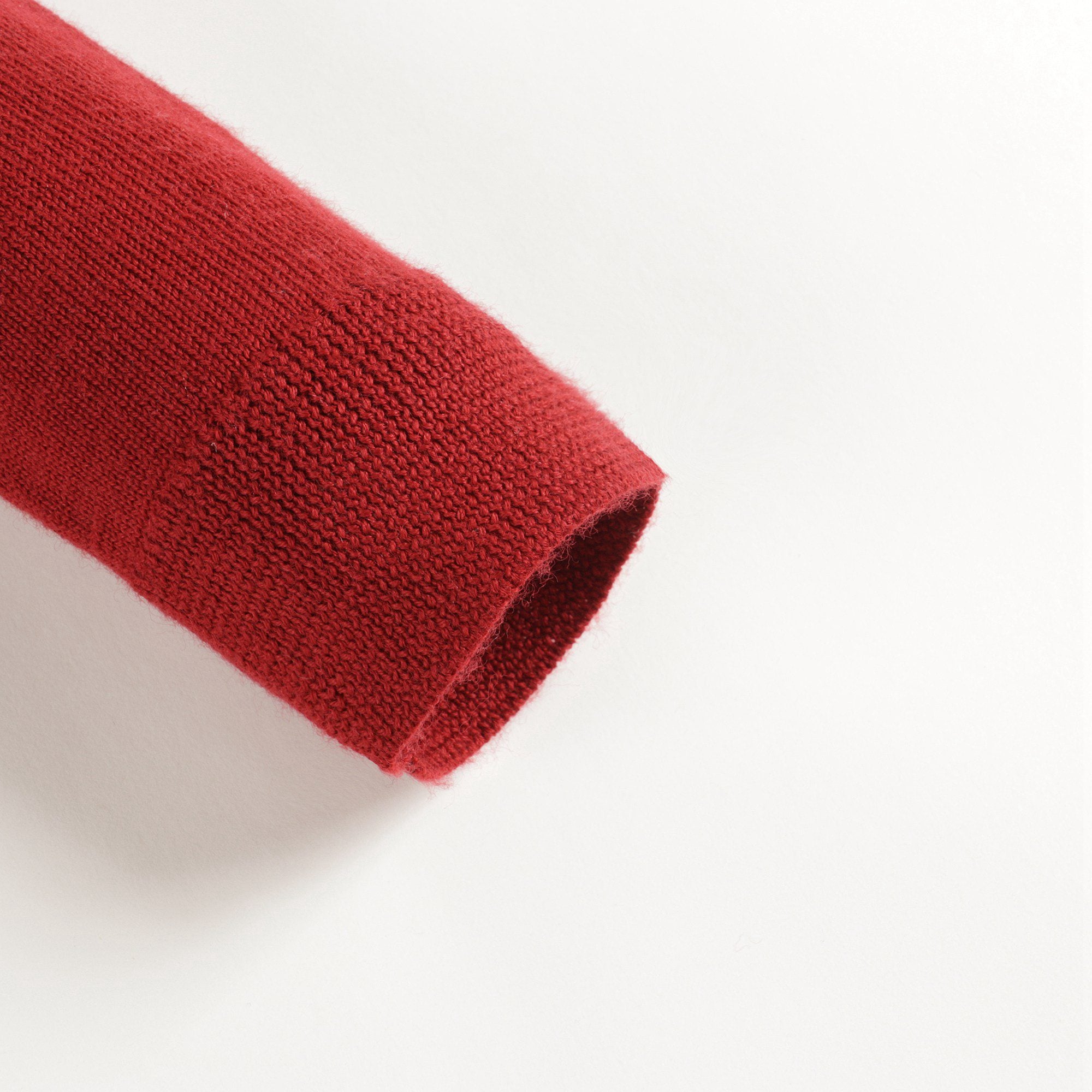 Girls Red Wool Cardigan