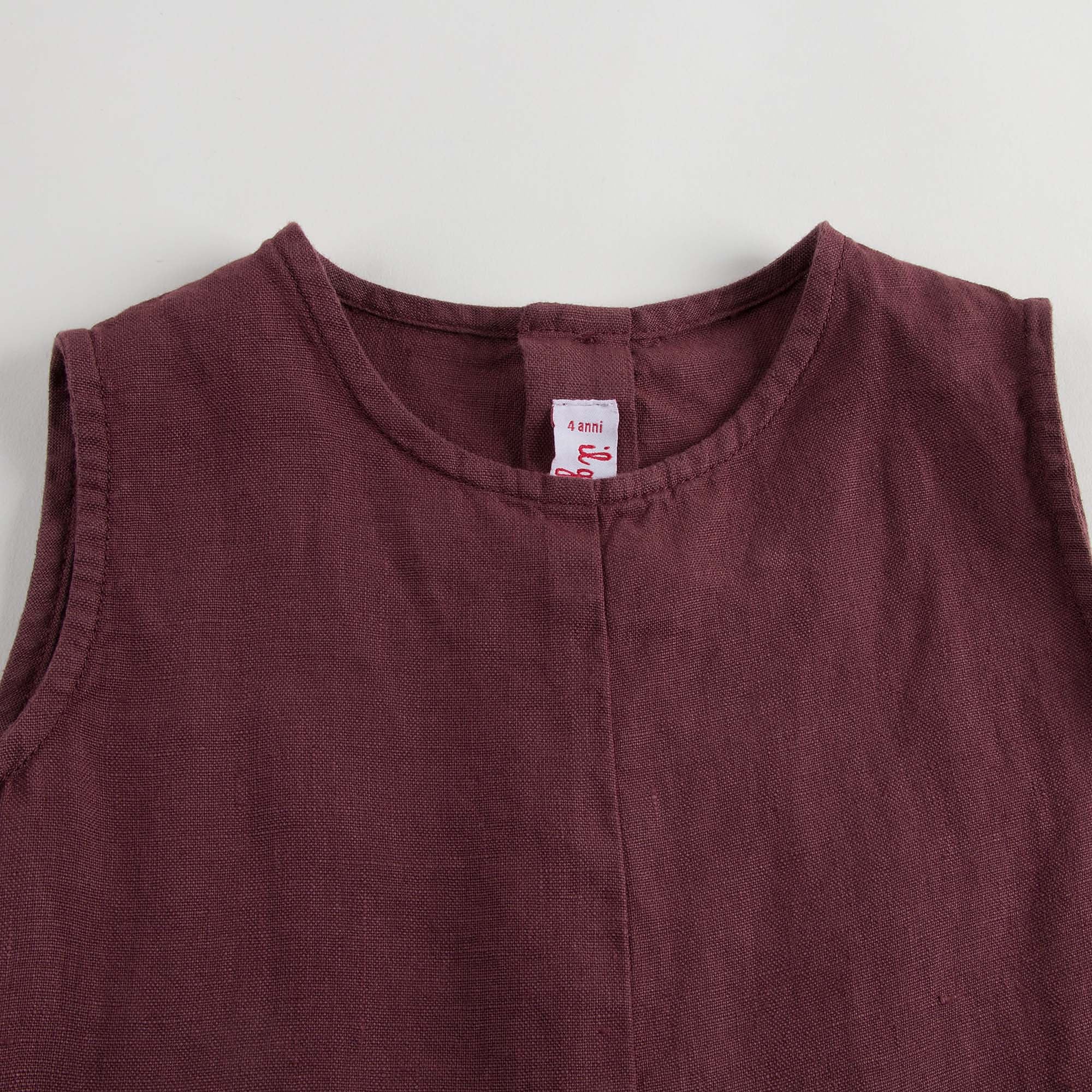 Girls Wine red Rompers - CÉMAROSE | Children's Fashion Store - 3