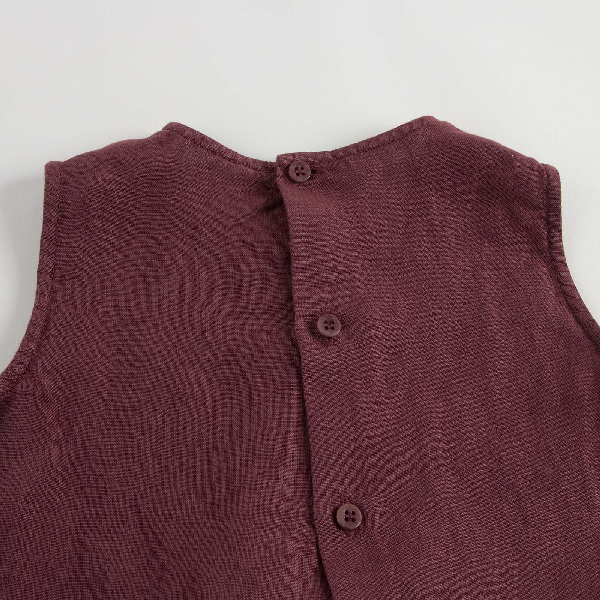 Girls Wine red Rompers - CÉMAROSE | Children's Fashion Store - 6
