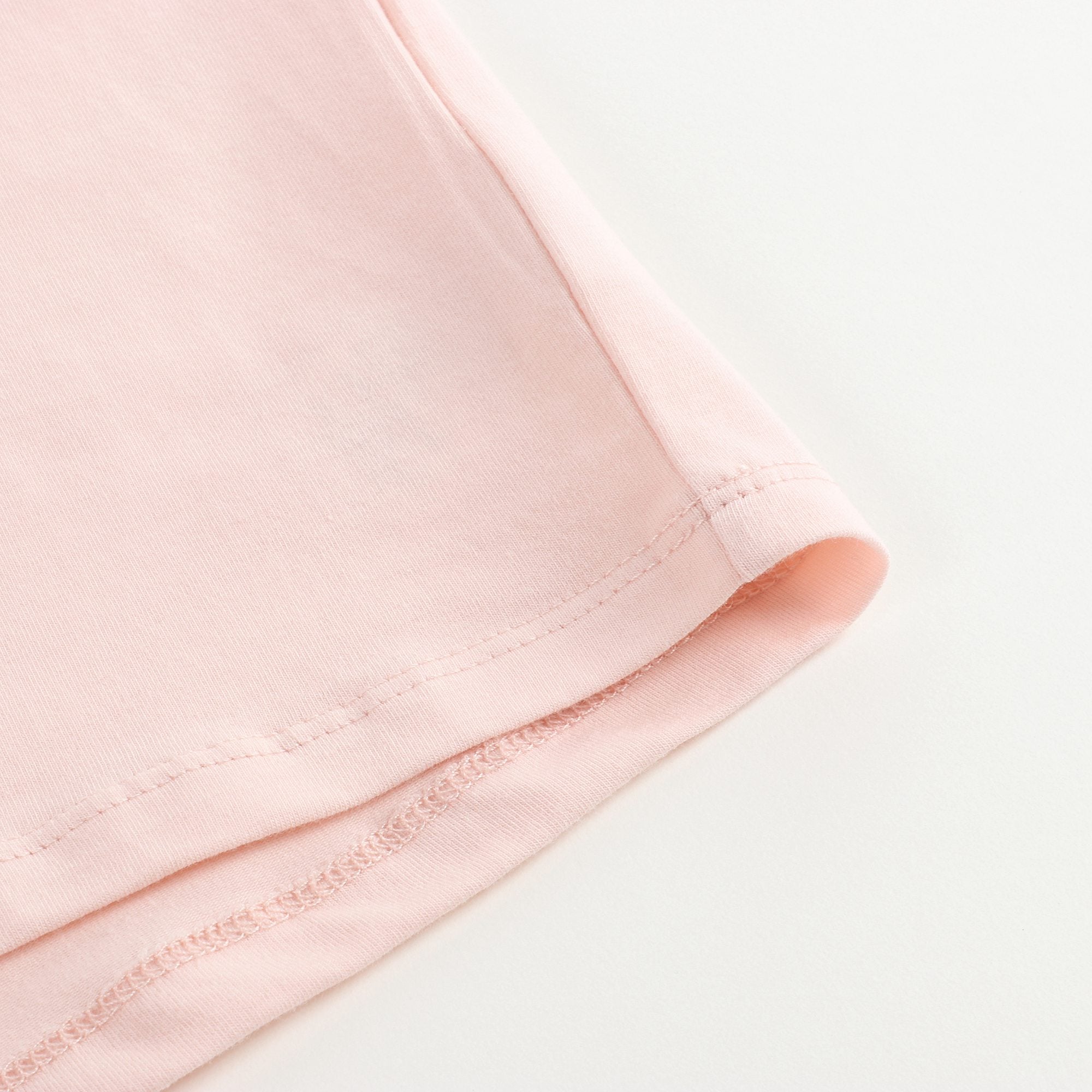 Girls Pink Cotton T-shirt