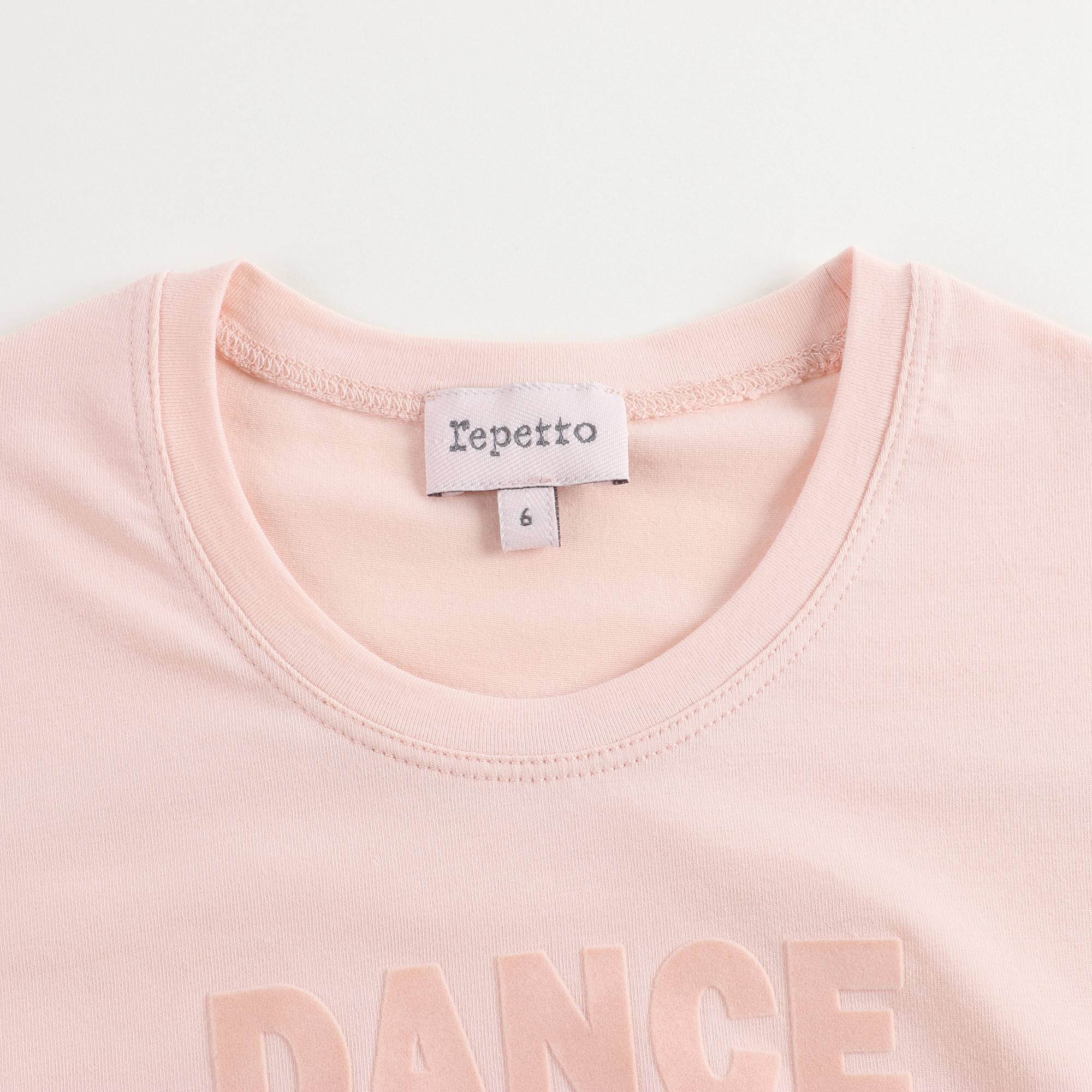 Girls Pink Cotton T-shirt