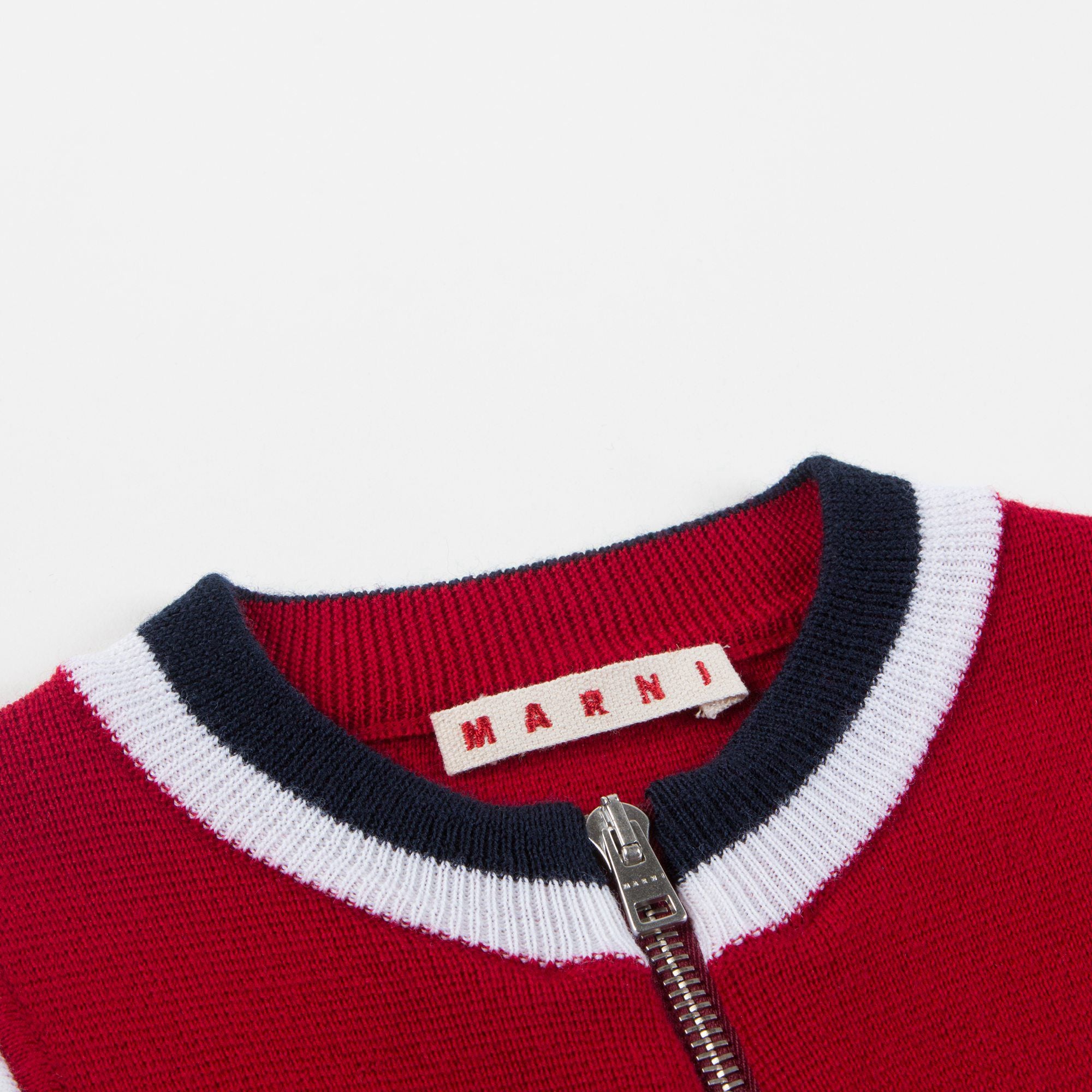 Girls  Red   Wool  Cardigan