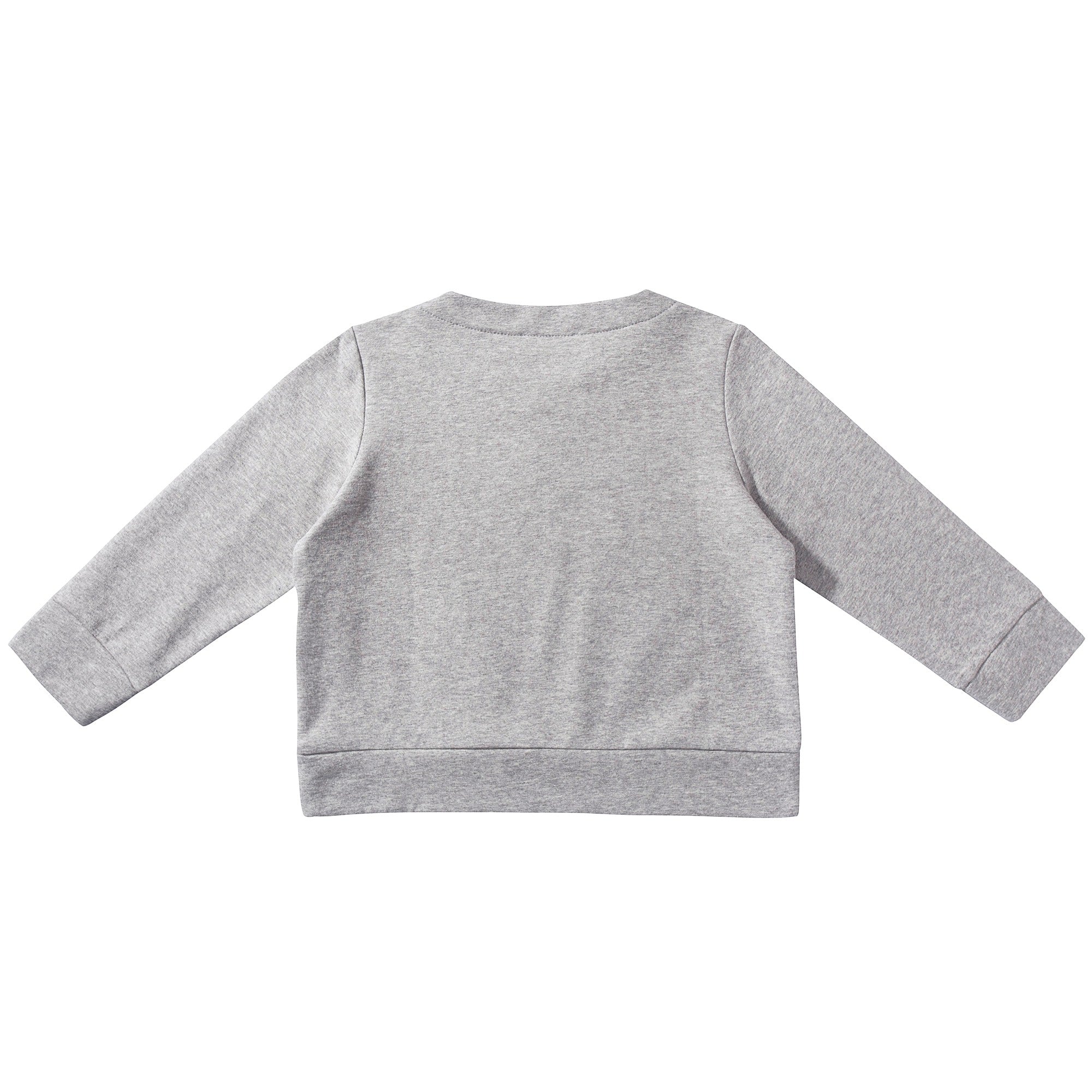 Baby  Grey  Logo  Cotton   Sweater
