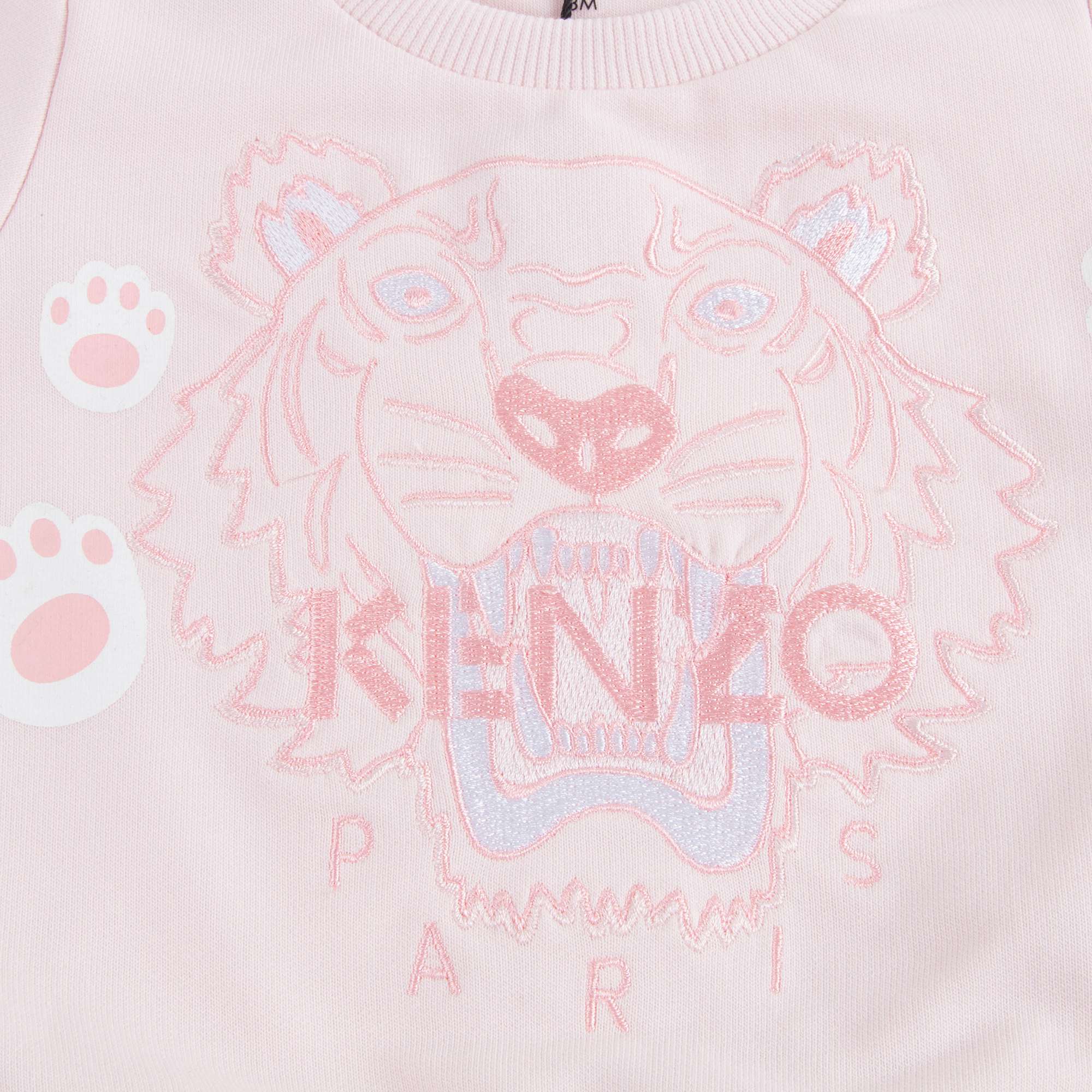 Baby Girls Light Pink Cotton Sweatshirt