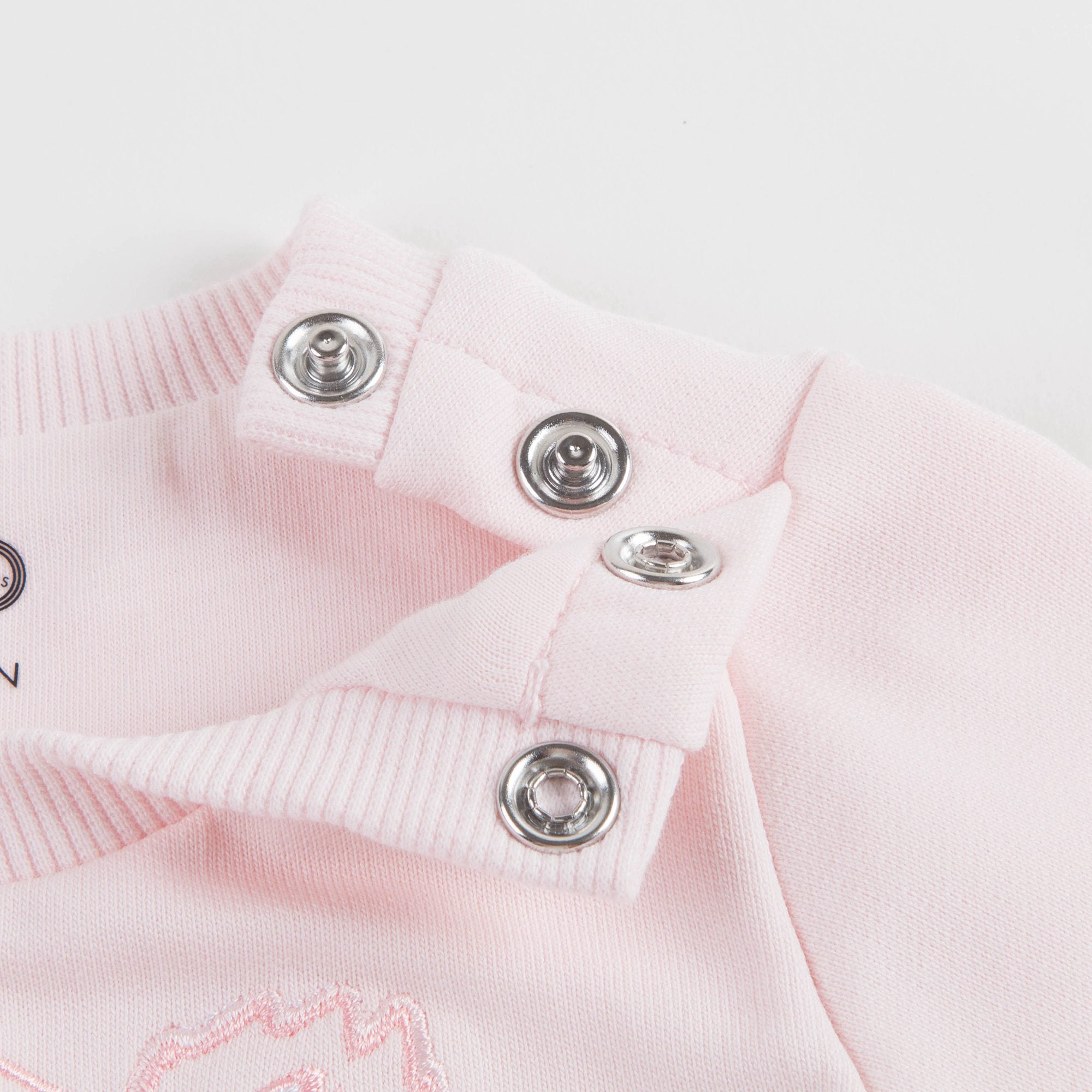 Baby Girls Light Pink Cotton Sweatshirt