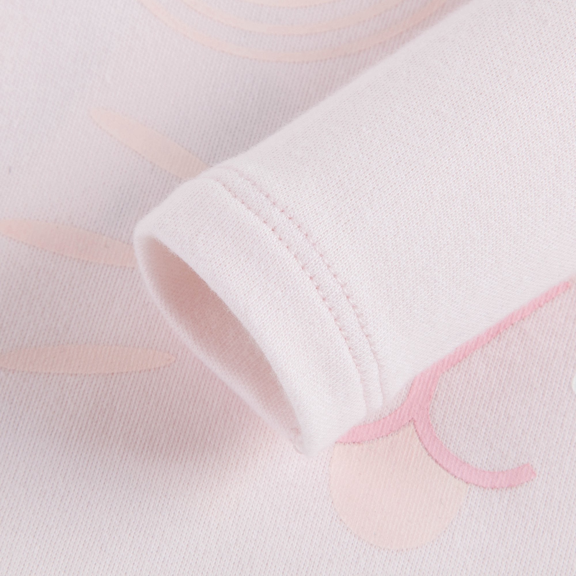 Baby Girls Light Pink Cotton T-shirt