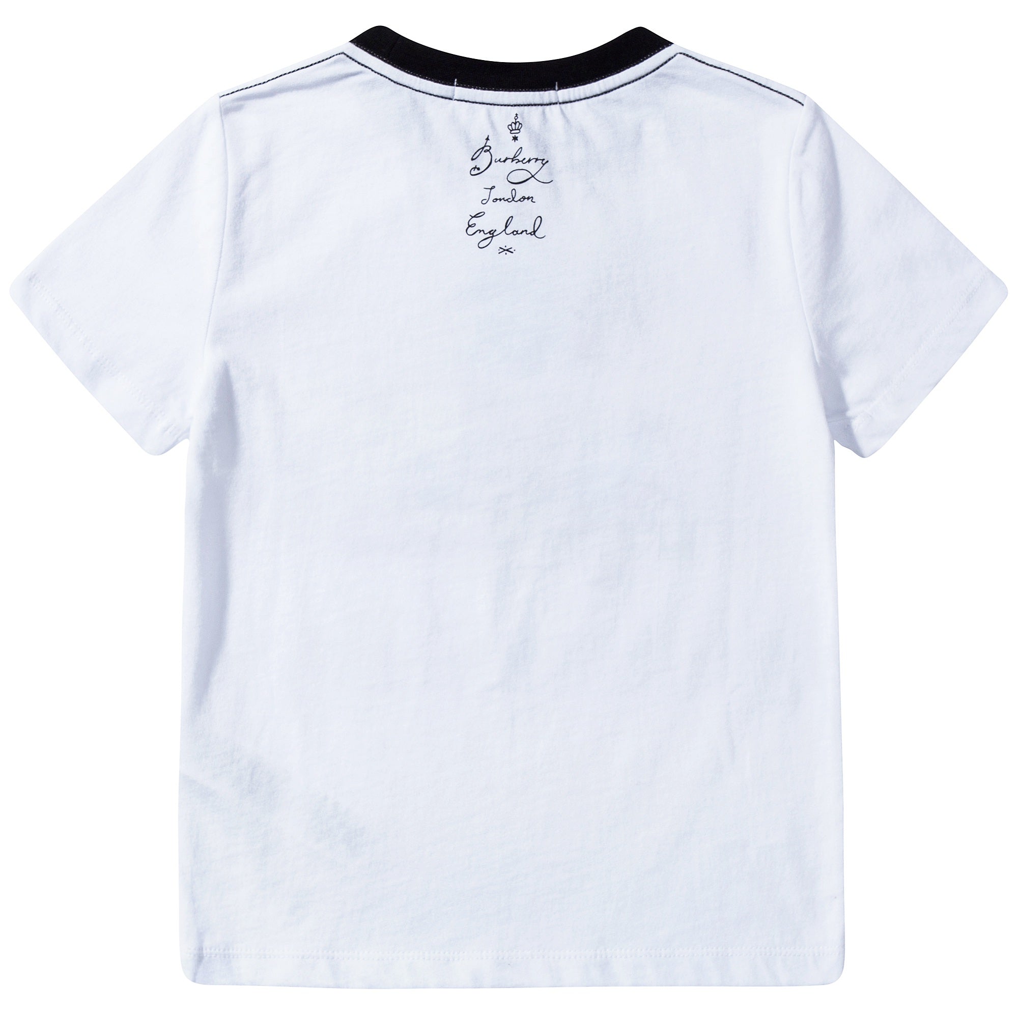 Baby  &  Girls  White  Cotton   T-shirt