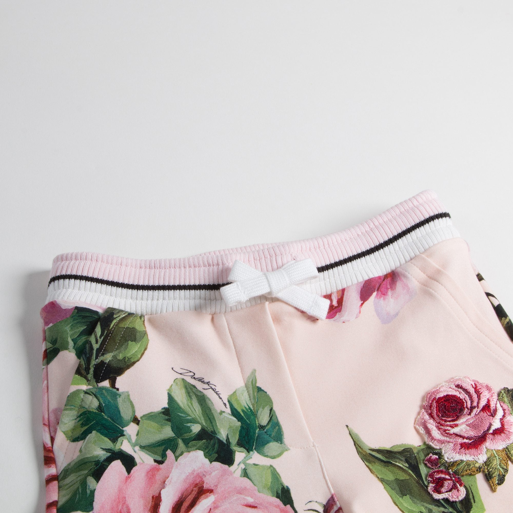 Baby Girls Beige Rose Trousers