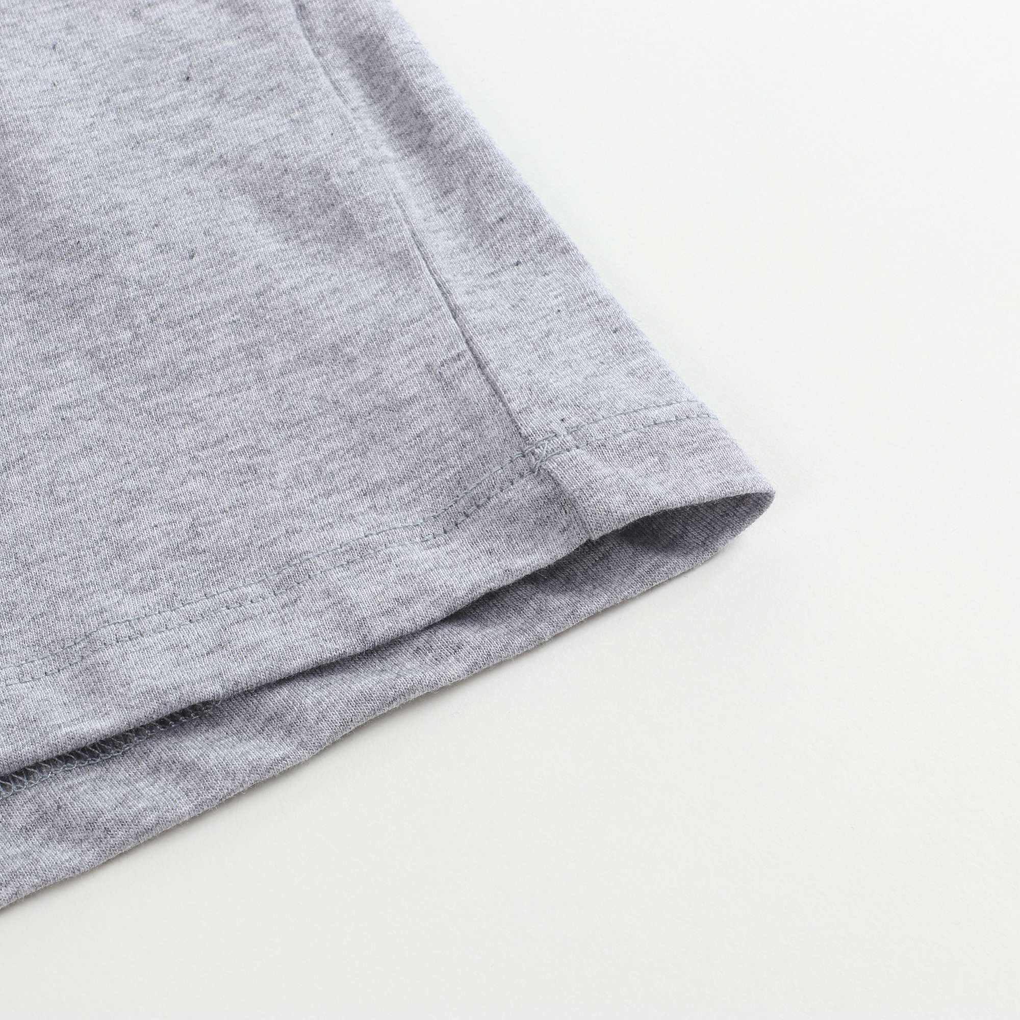 Girls Grey Cotton T-shirt