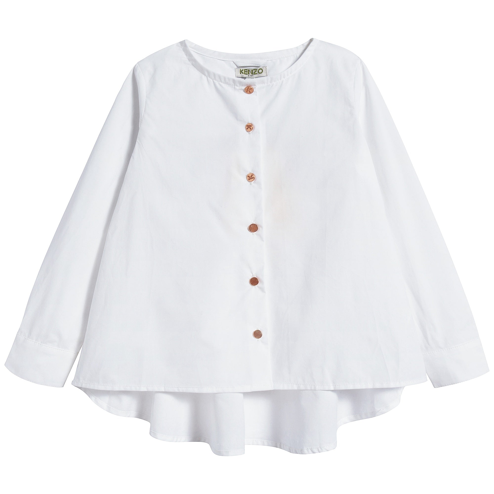 Girls Black & White Cotton Sweater