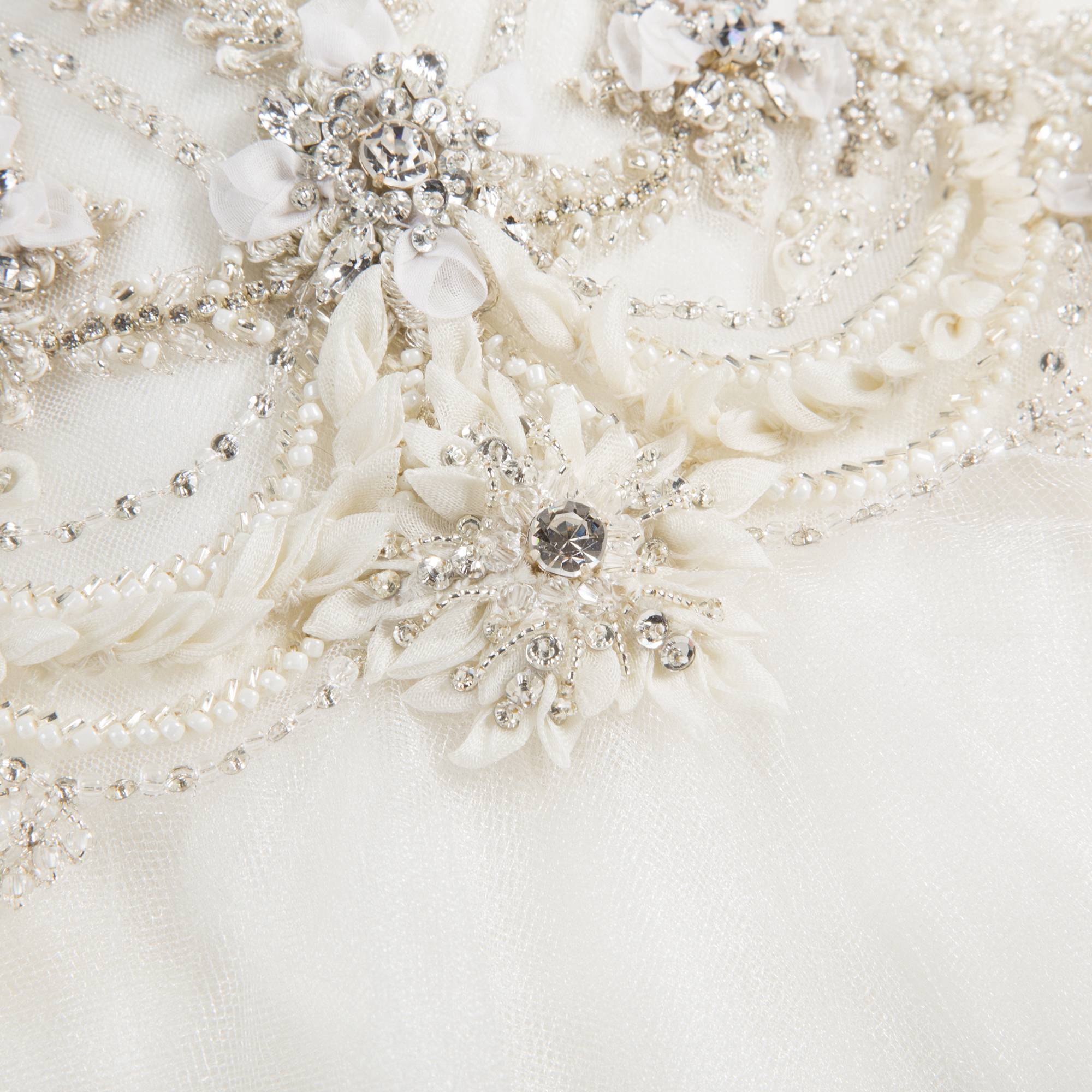 Girls  White  "Pruncess Ekaterina"  Dress