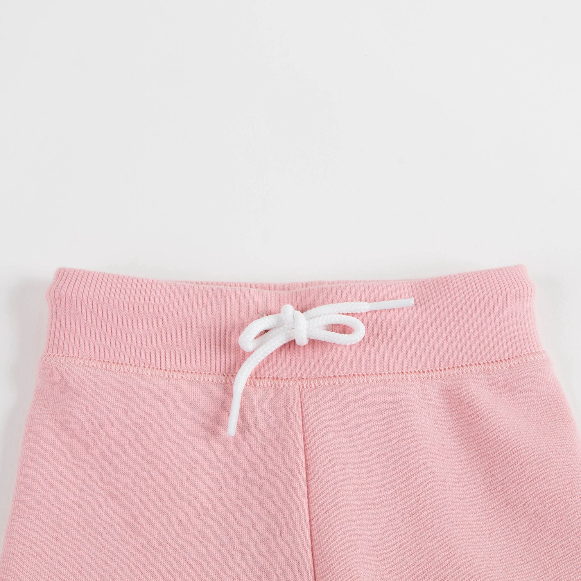 Baby Girls Middle Pink Cotton Trousers