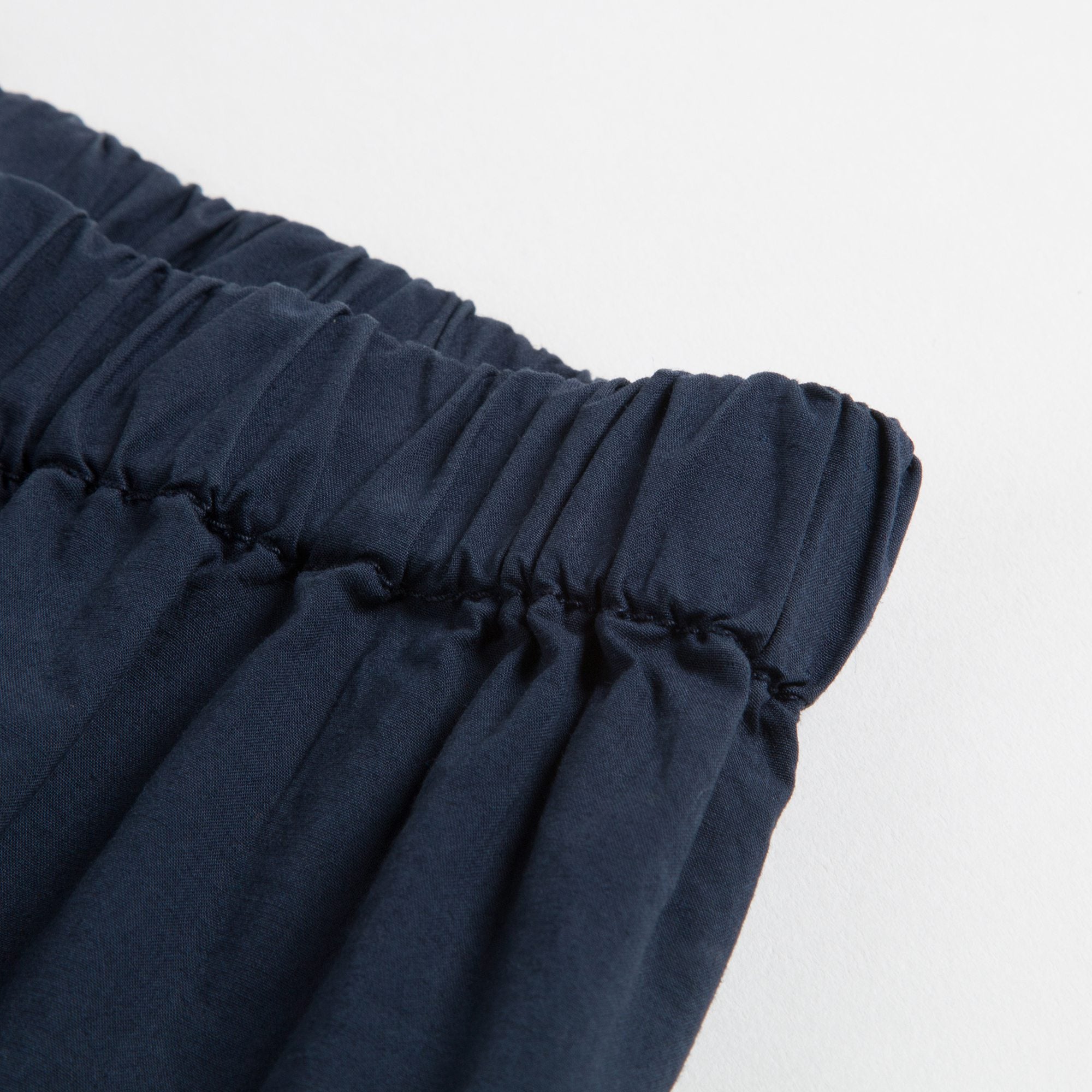 Girls Dark  Blue Cotton Trousers