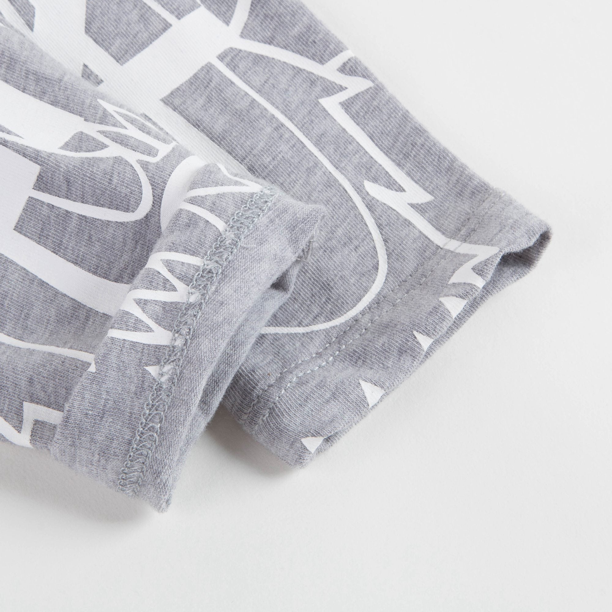 Baby Girls Marl Grey Cotton Leggings