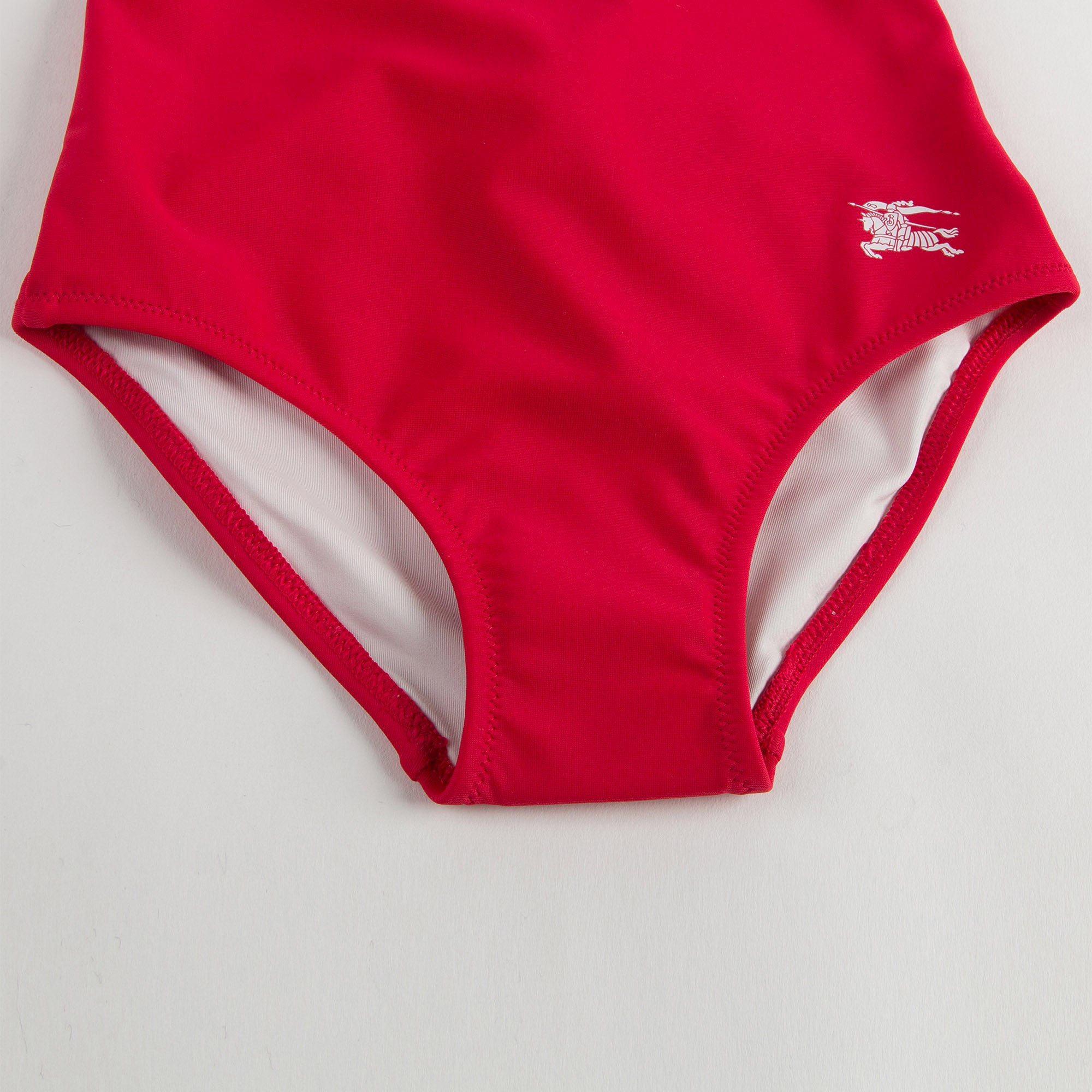 Girls Poppy Red  Swimwear
