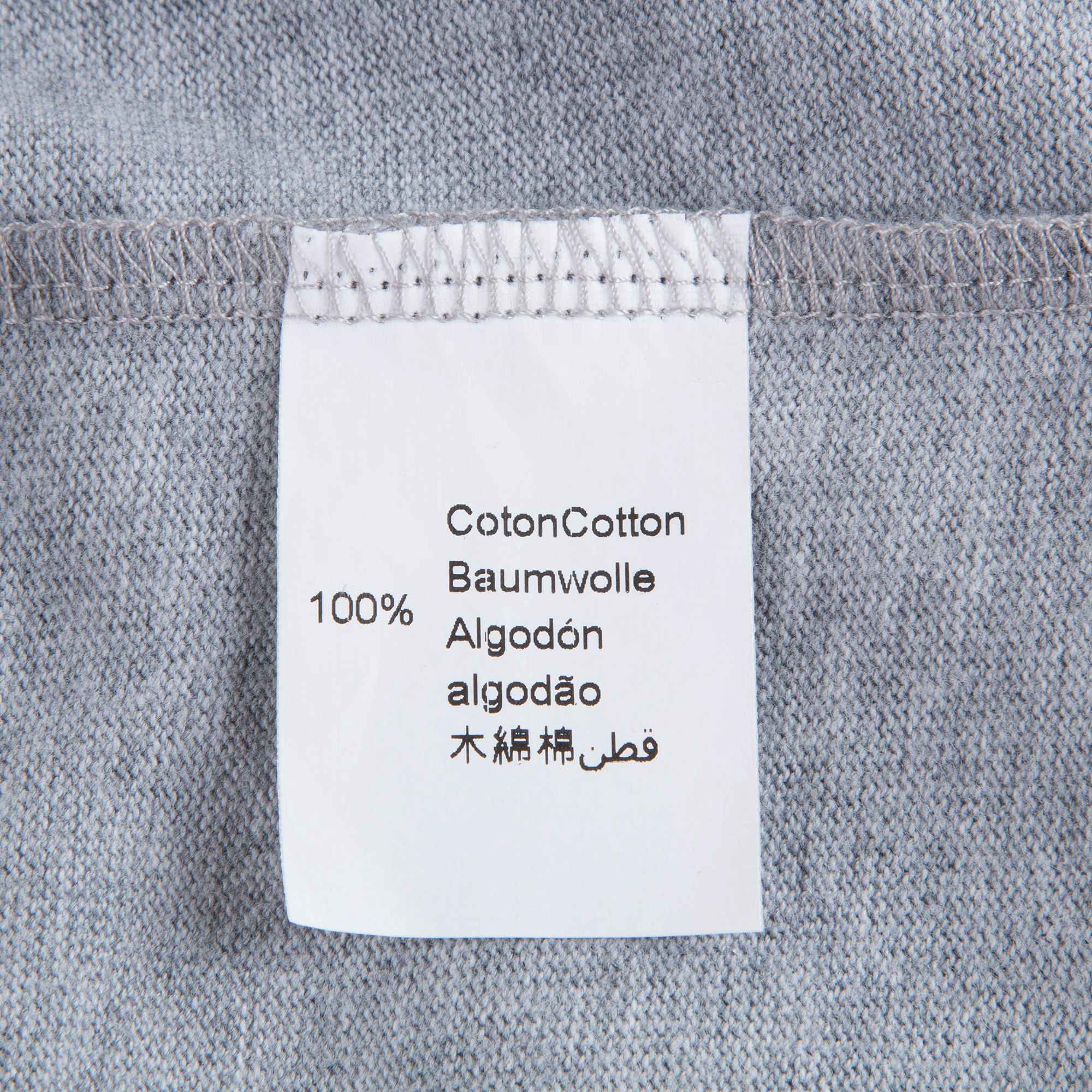 Baby Girls Marl Grey Cotton Trousers