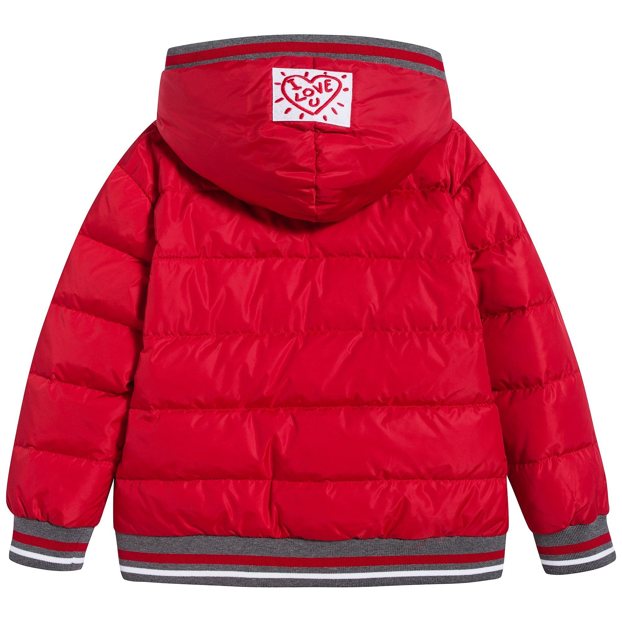 Girls Red Down Jacket