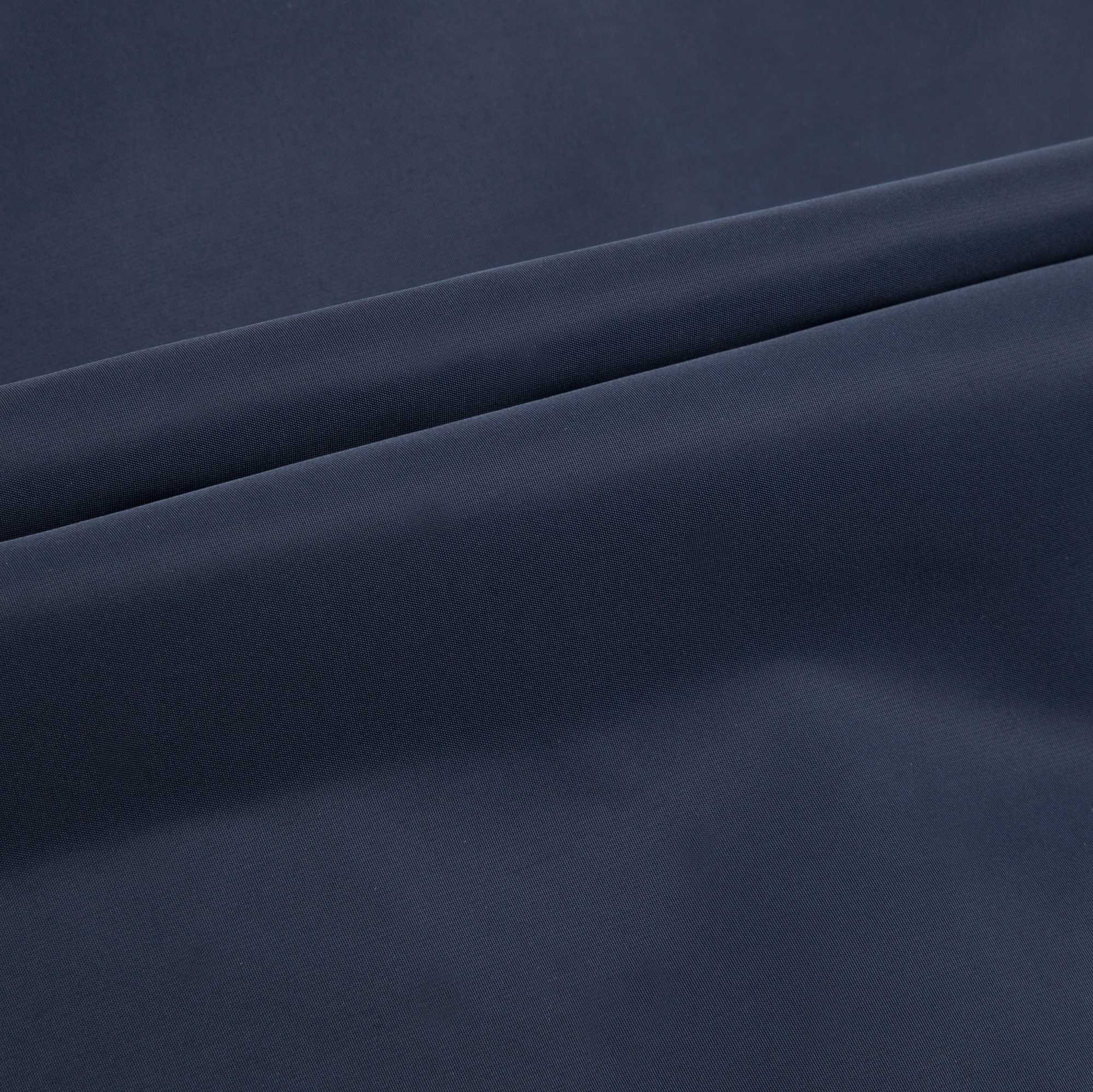 Girls Navy Blue Polyester & Cotton Jacket