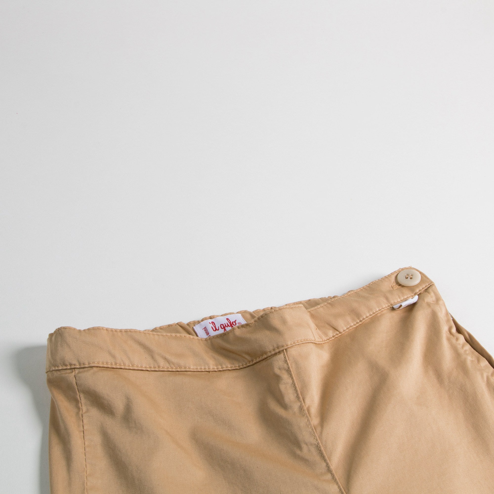 Girls Camel Capri Pants  Cotton Trousers