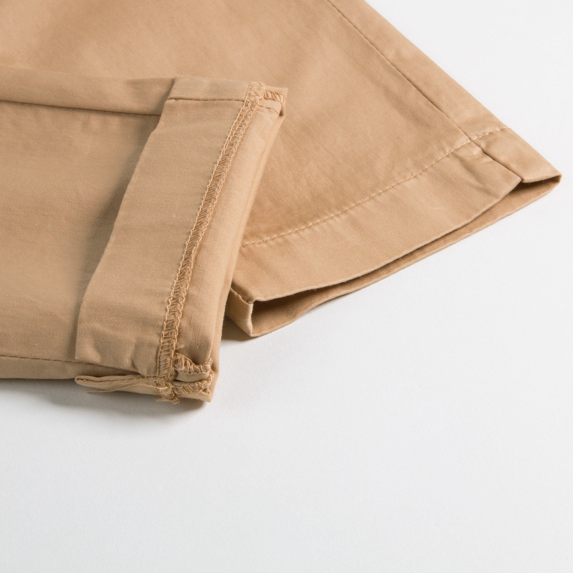 Girls Camel Capri Pants  Cotton Trousers