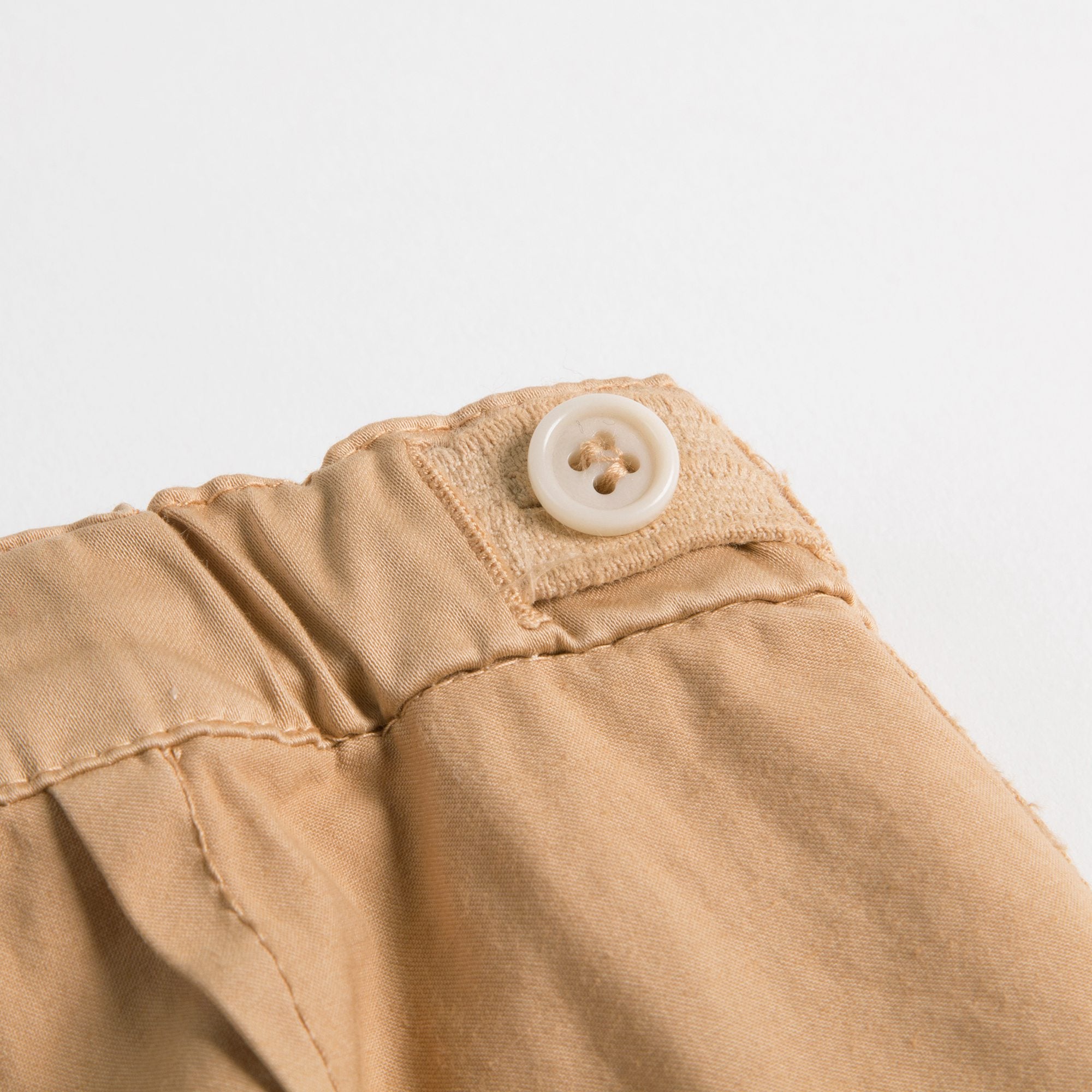 Girls Camel Capri Pants  Cotton Trousers