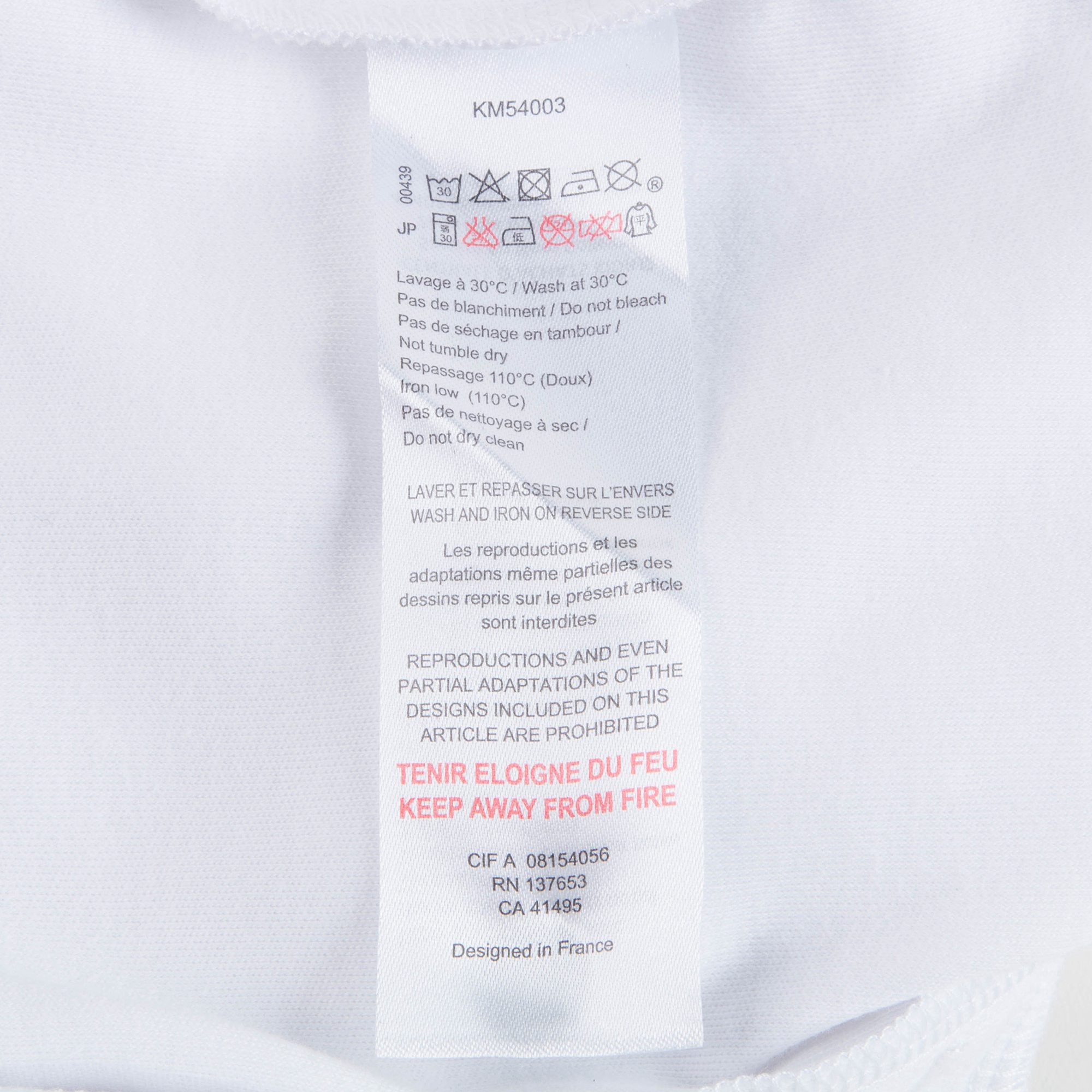 Baby Girls White Tiger Cotton Babysuit