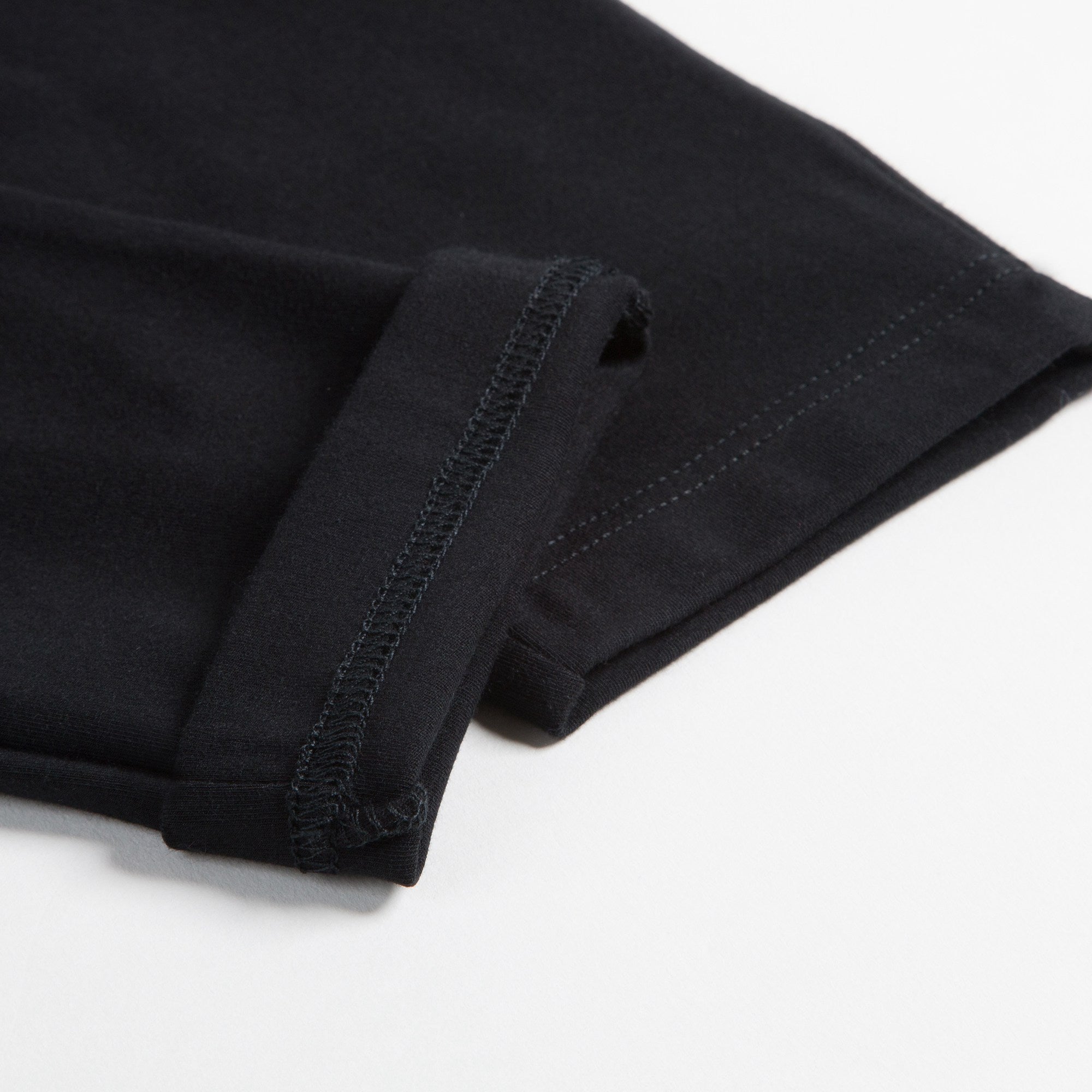 Girls Black Cotton Trousers