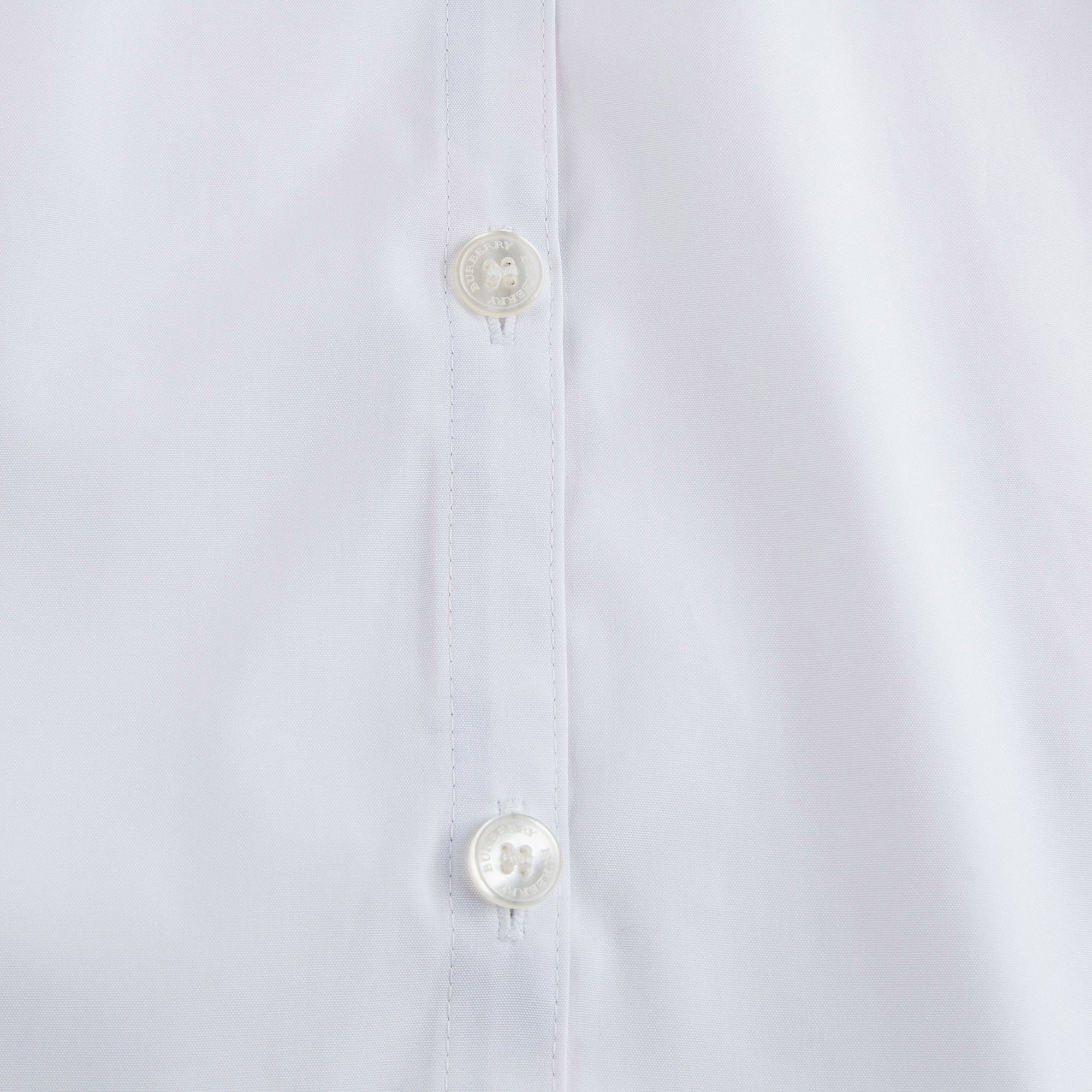 Girls White Cotton Blouse - CÉMAROSE | Children's Fashion Store - 4