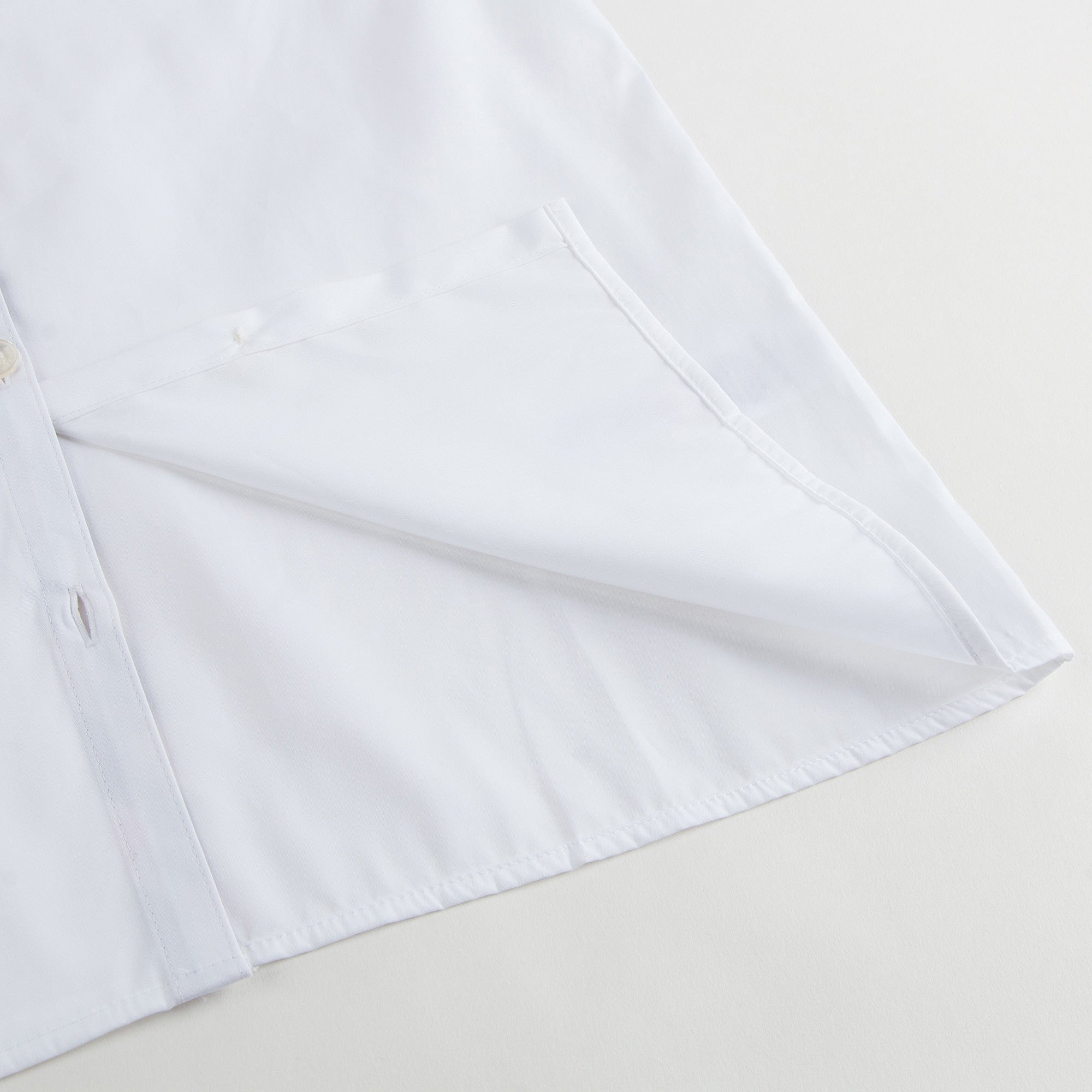 Girls White Cotton Blouse - CÉMAROSE | Children's Fashion Store - 6