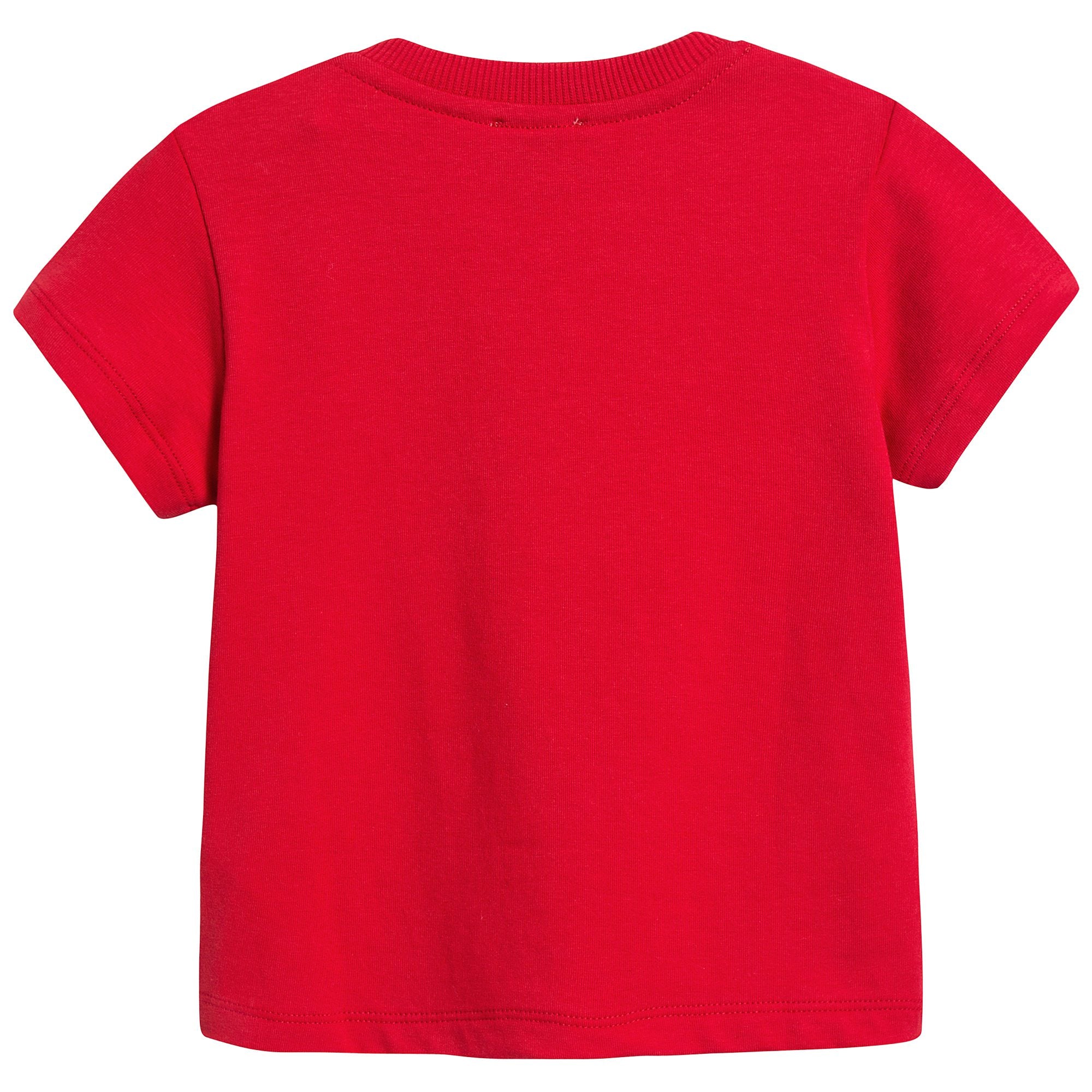 Baby Poppy Red Cotton T-shirt
