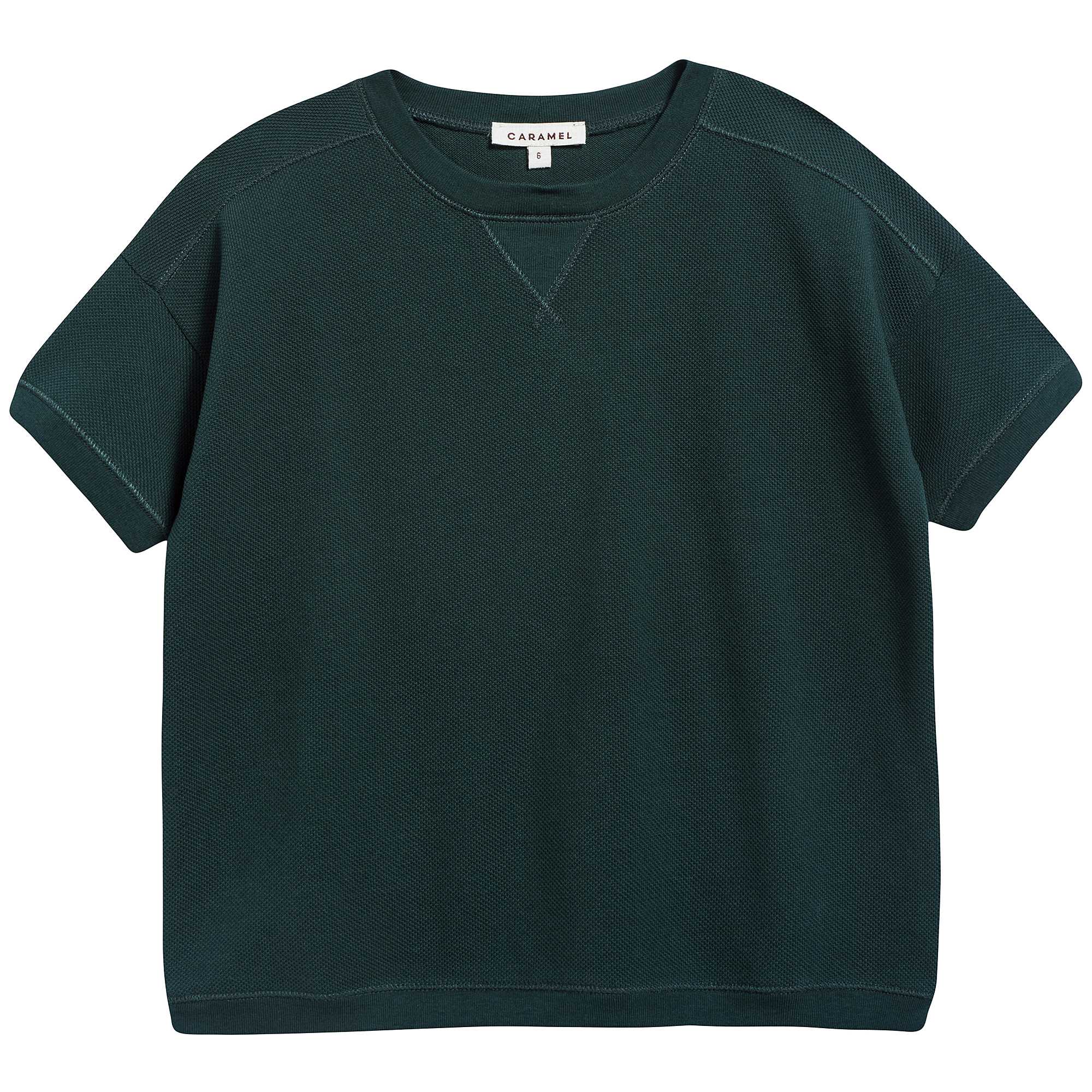 Boys Forest Green Cotton Jersey T-Shirt