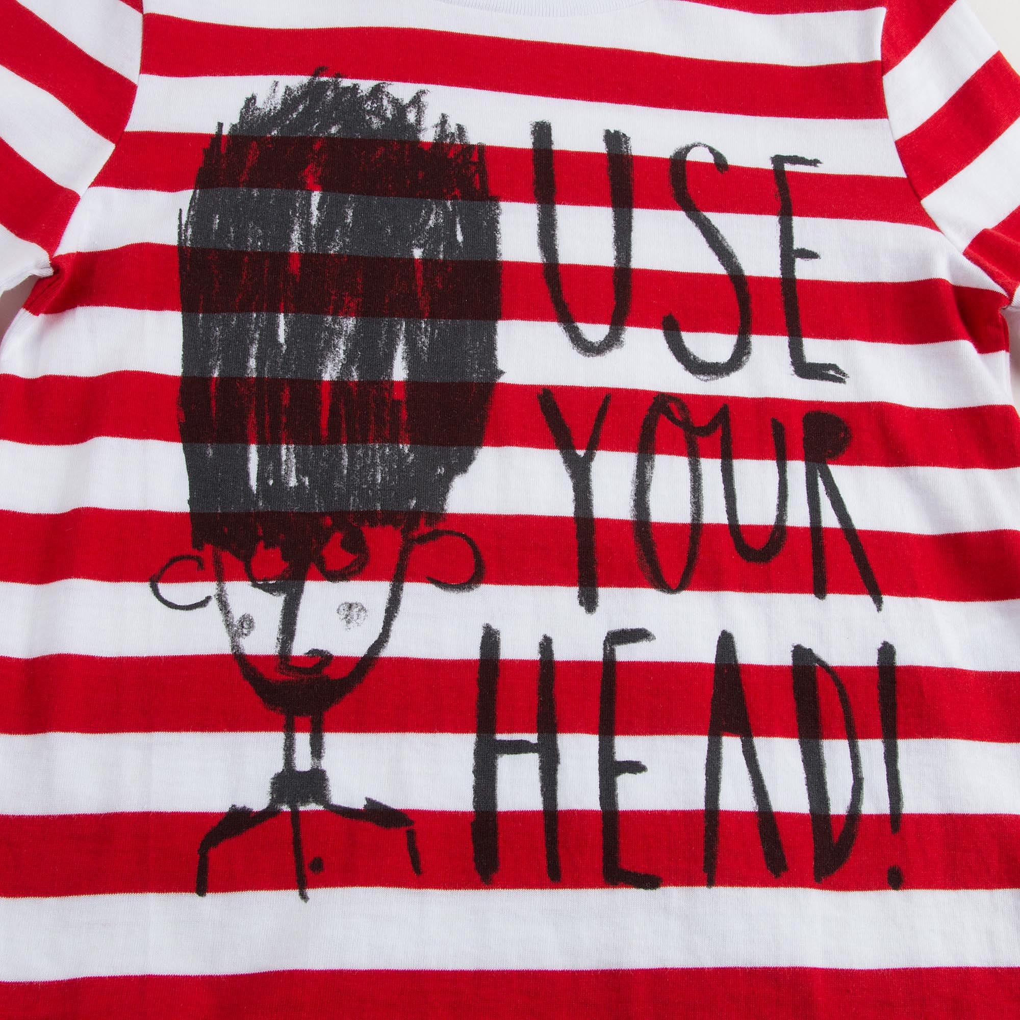 Boys Red & White Striped T-Shirt - CÉMAROSE | Children's Fashion Store - 5