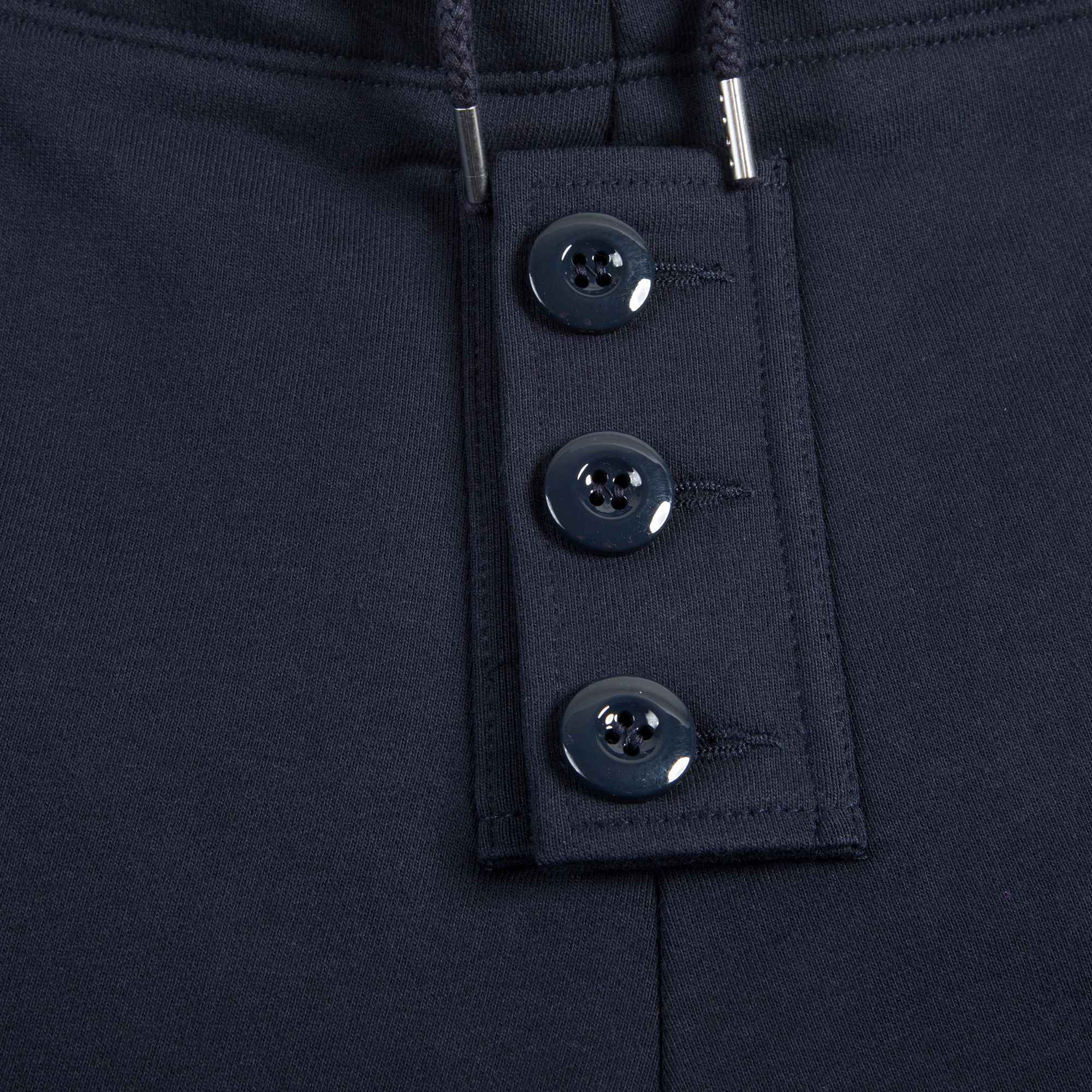 Girls Navy Blue Cotton Trousers