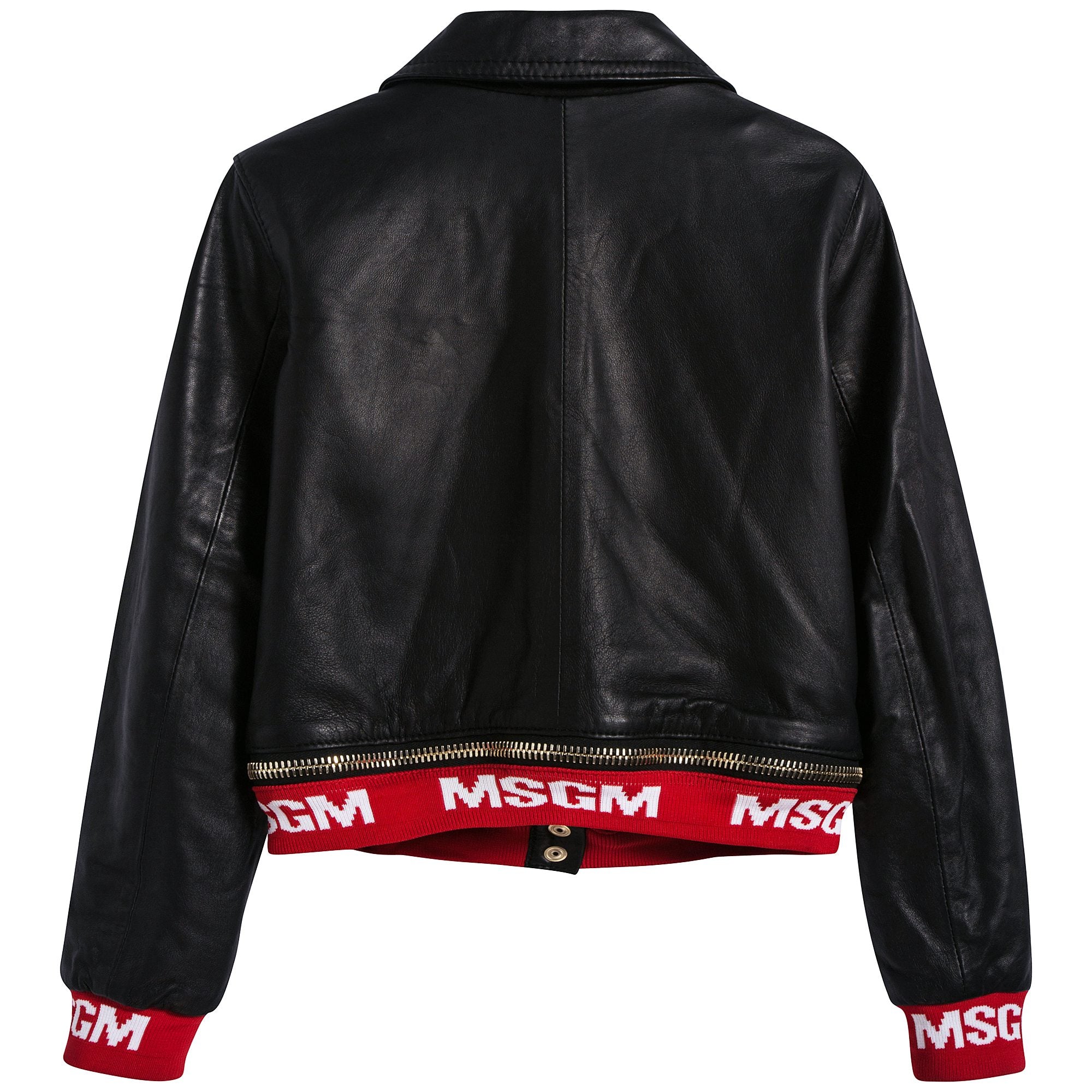 Girls Black Leather Jacket