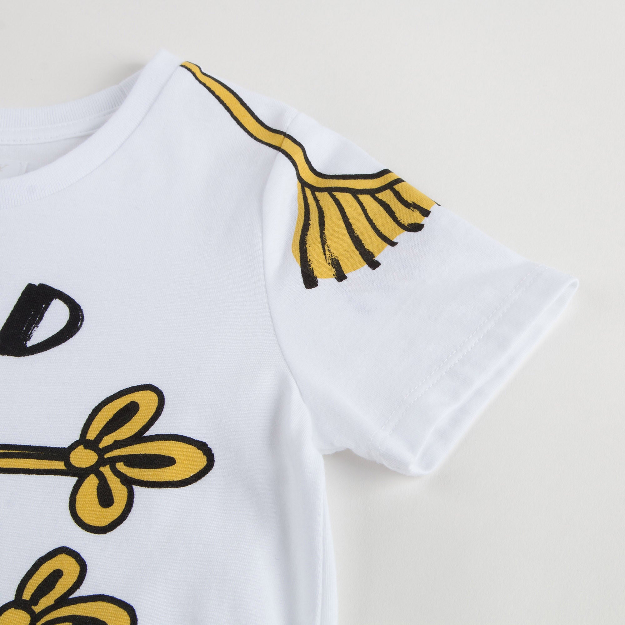 Girls White Band Practice T-Shirt - CÉMAROSE | Children's Fashion Store - 5