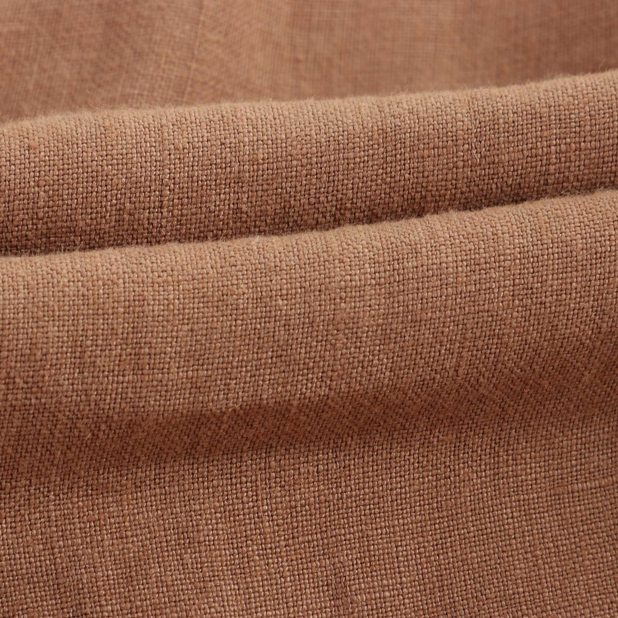 Girls Brown Linen Trousers